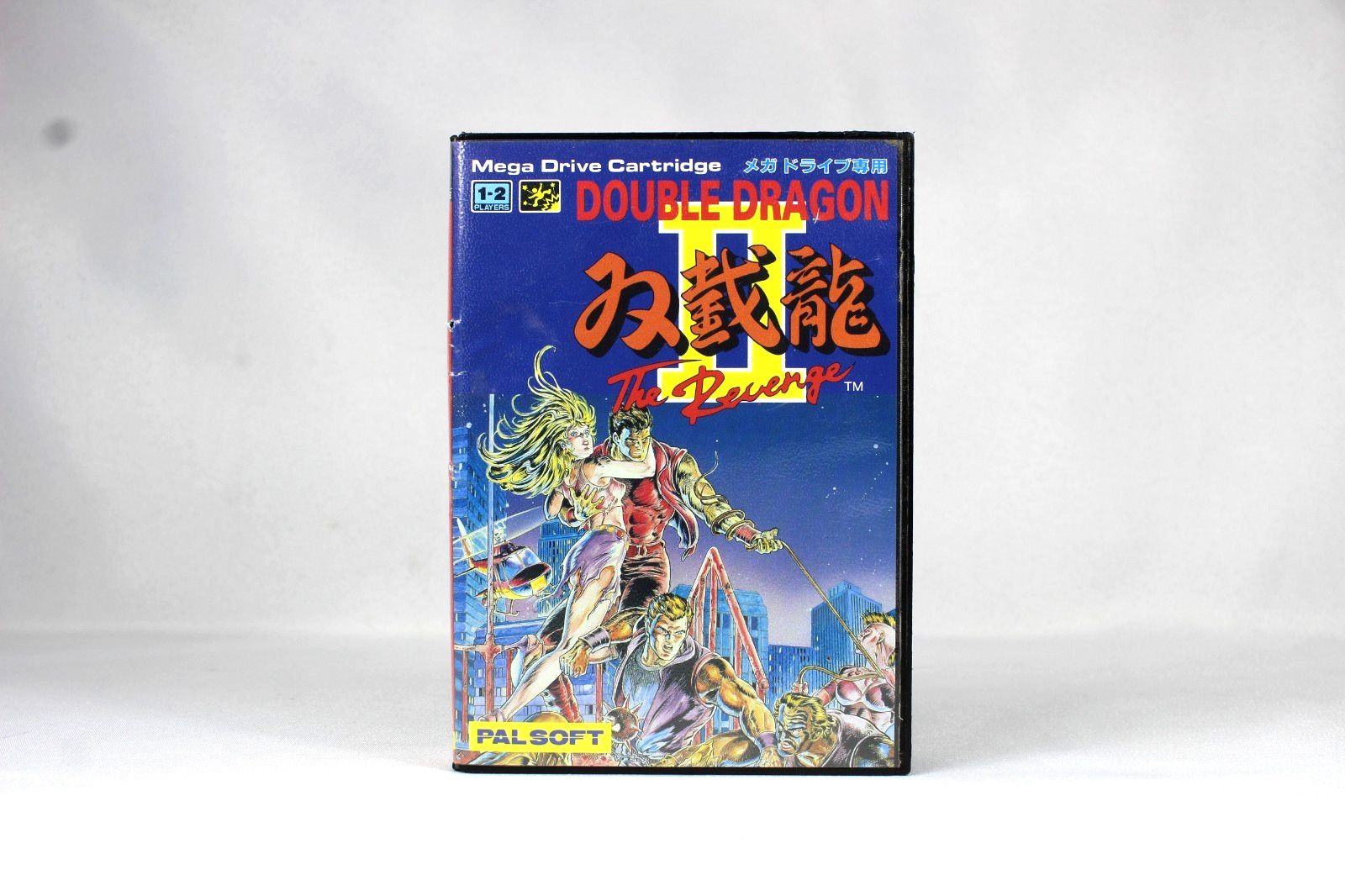 DOUBLE DRAGON II (2) THE REVENGE PAL SOFT MEGA DRIVE CARTRIDGE -JAPAN -COMPLETE