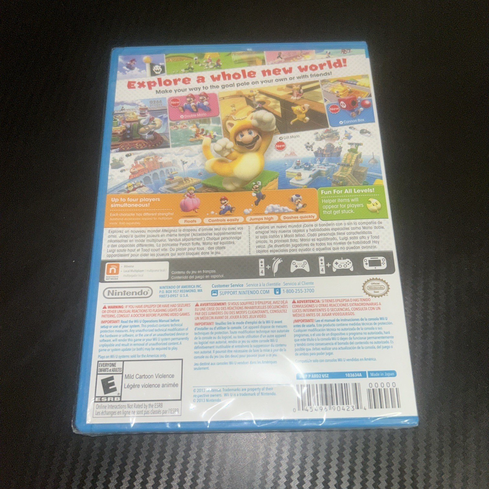 Nintendo Selects: Super Mario 3D World (Nintendo Wii U, 2016) NEW SEALED