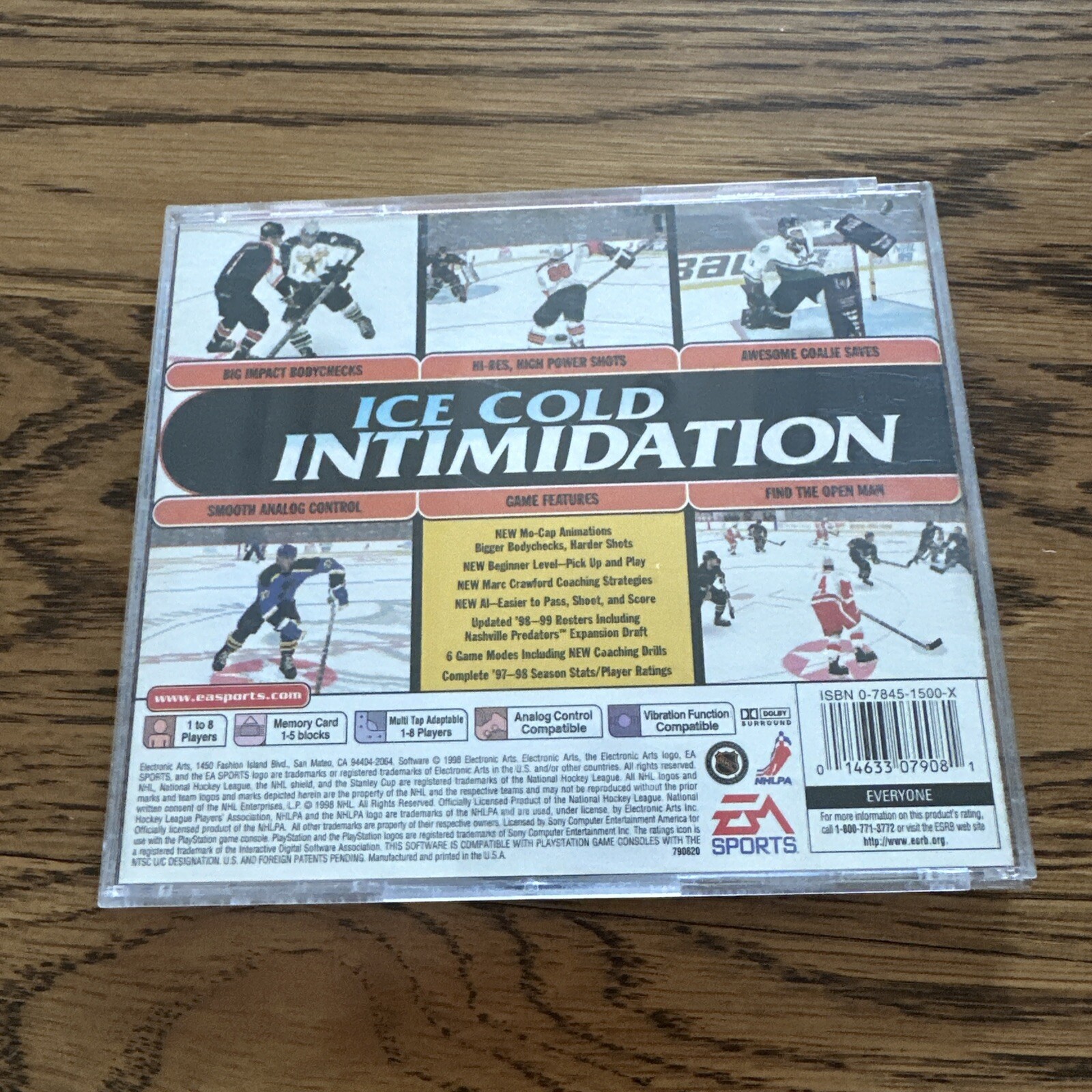 NHL 99 (Sony PlayStation – PS1) Complete with Manual, Broken Case