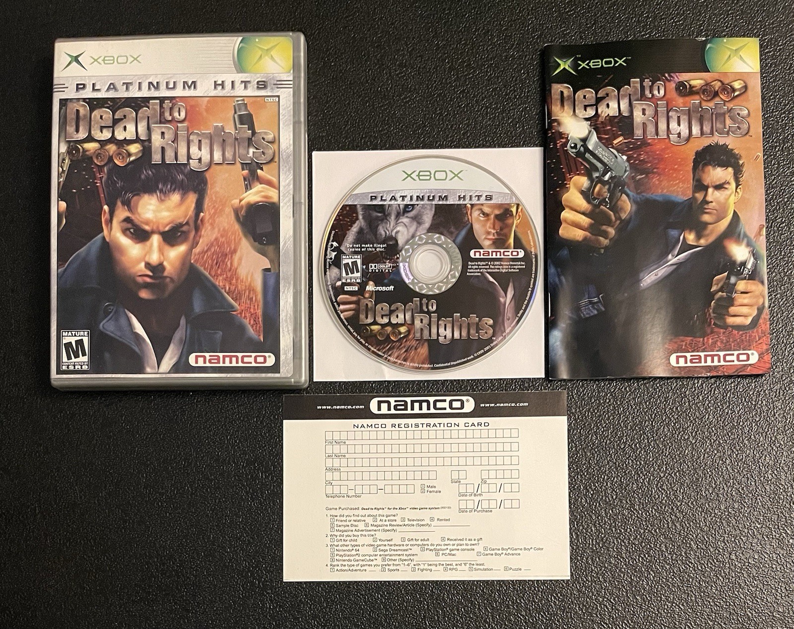 Dead to Rights Original Xbox Complete CIB TESTED WORKING!!