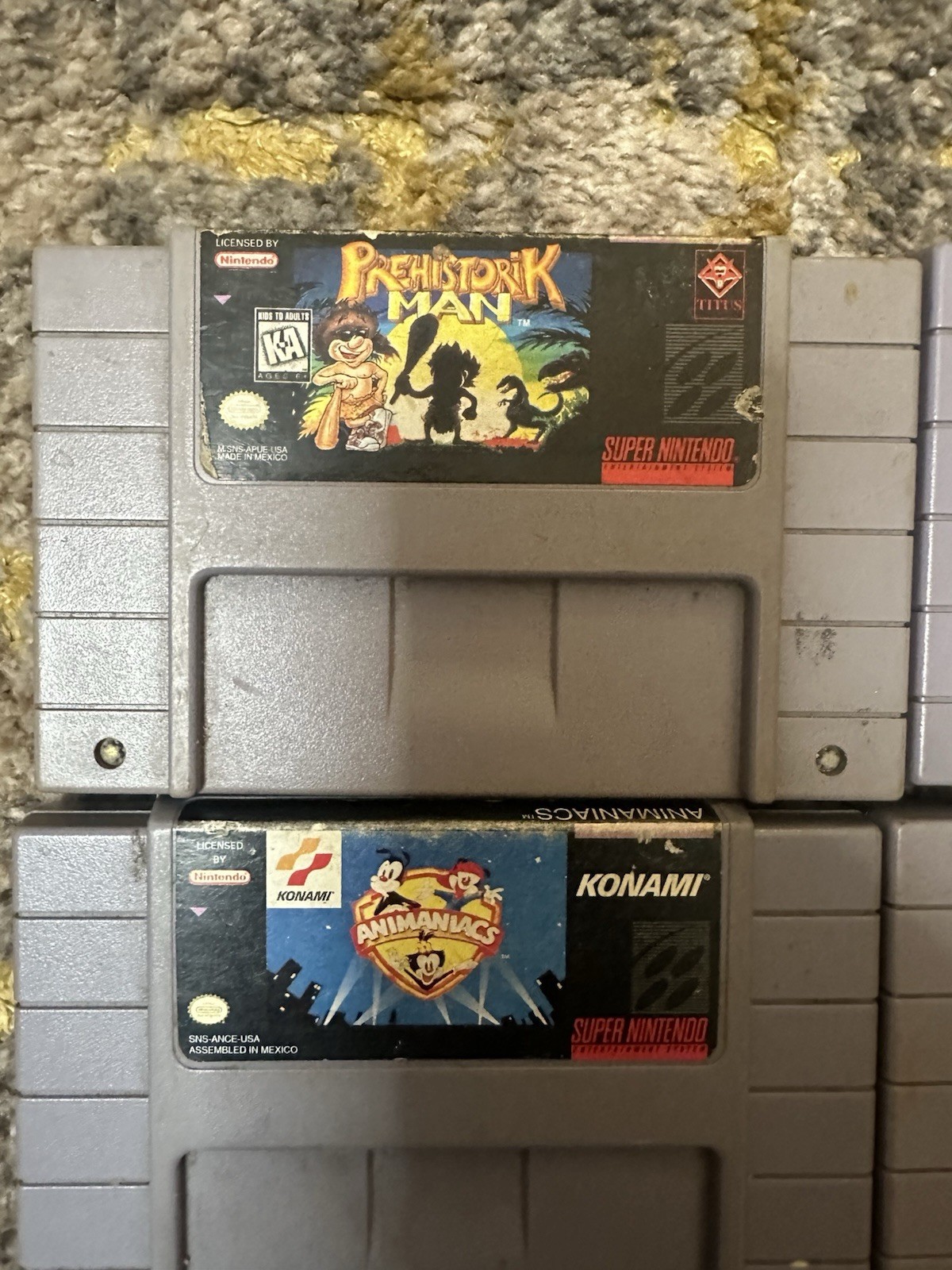 SNES Games Lot 10 Games Untested