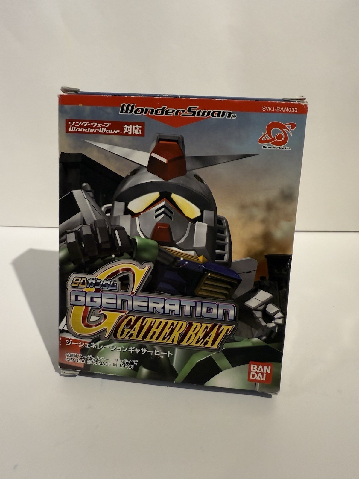 RARE Original box and packaging Bandai Wonderswan Gundam GGeneration Gather Beat