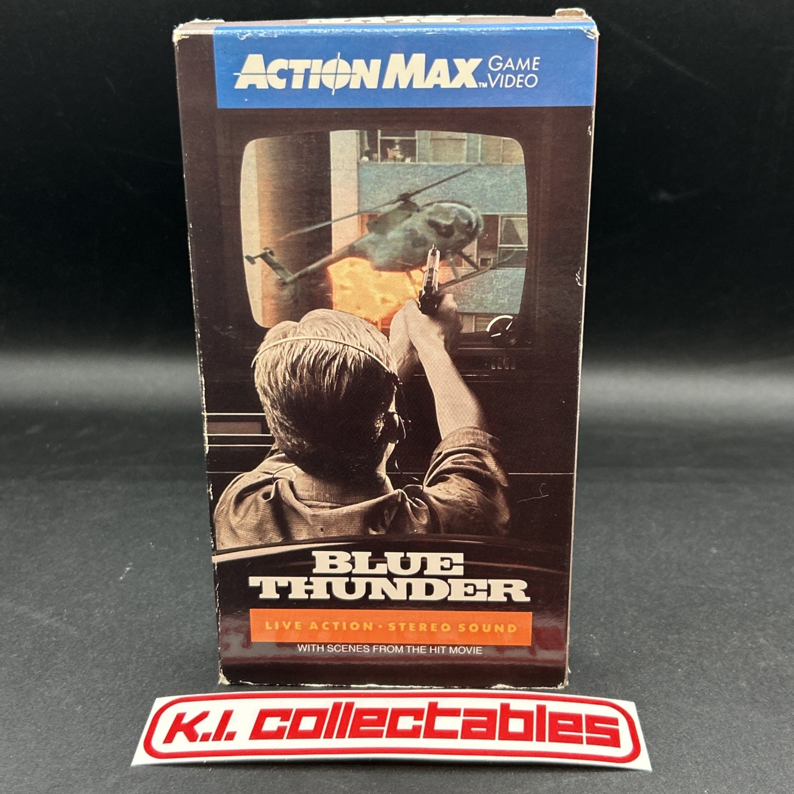 Action Max Blue Thunder VHS Game Video Rare Worlds of Wonder