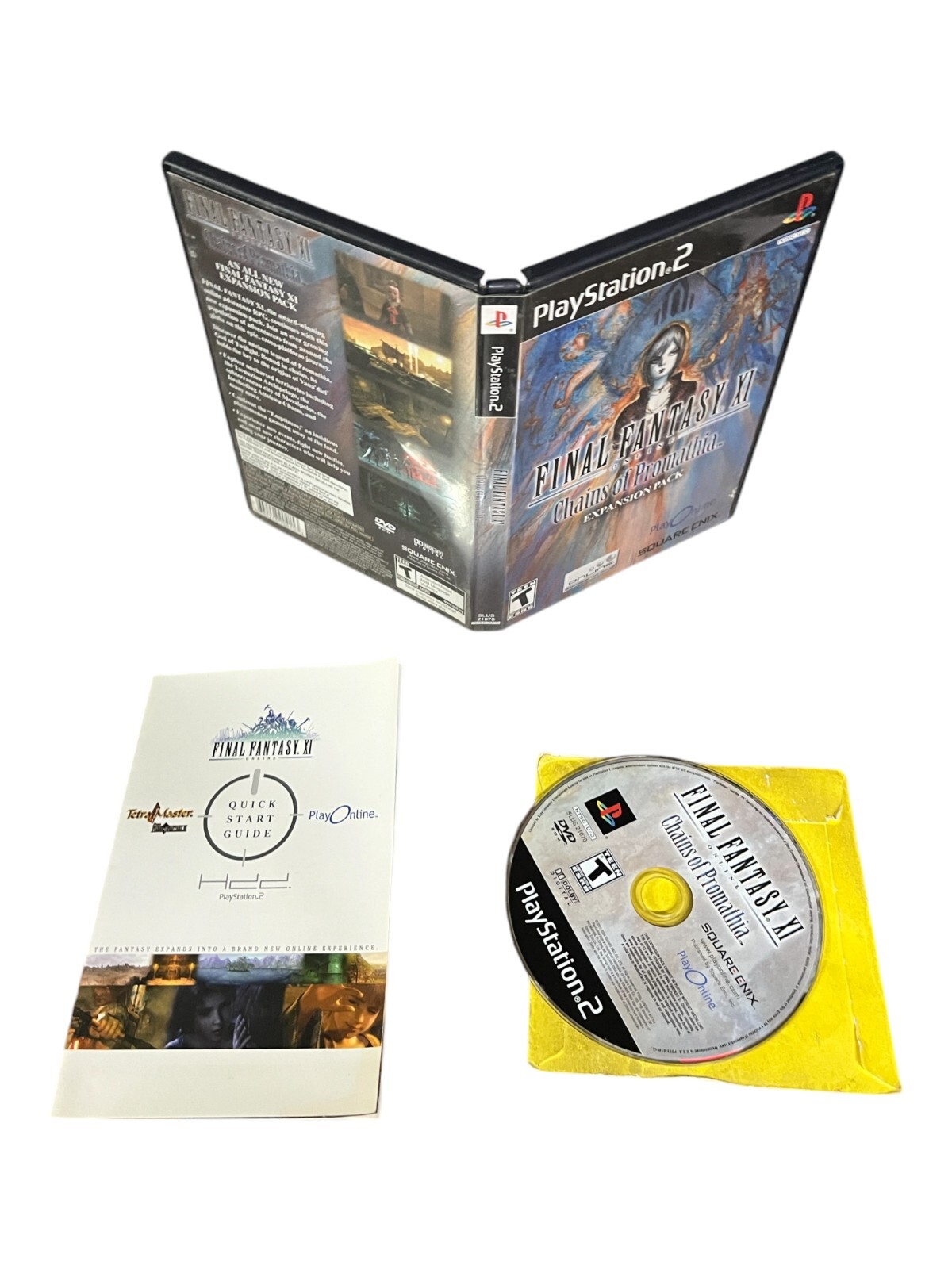 Sony PlayStation 2 PS2 CIB COMPLETE Final Fantasy XI Online: Chains of Promathia