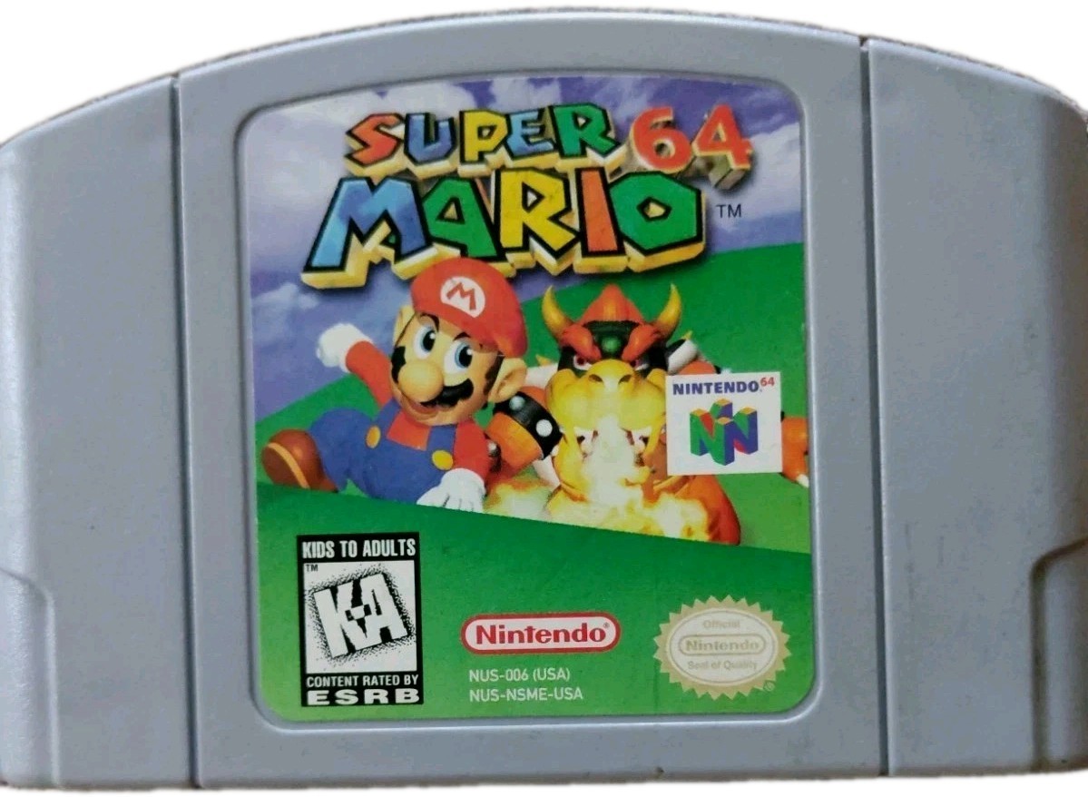 Super Mario 64 (Nintendo 64 N64) Authentic & Tested 1996 Great Condition