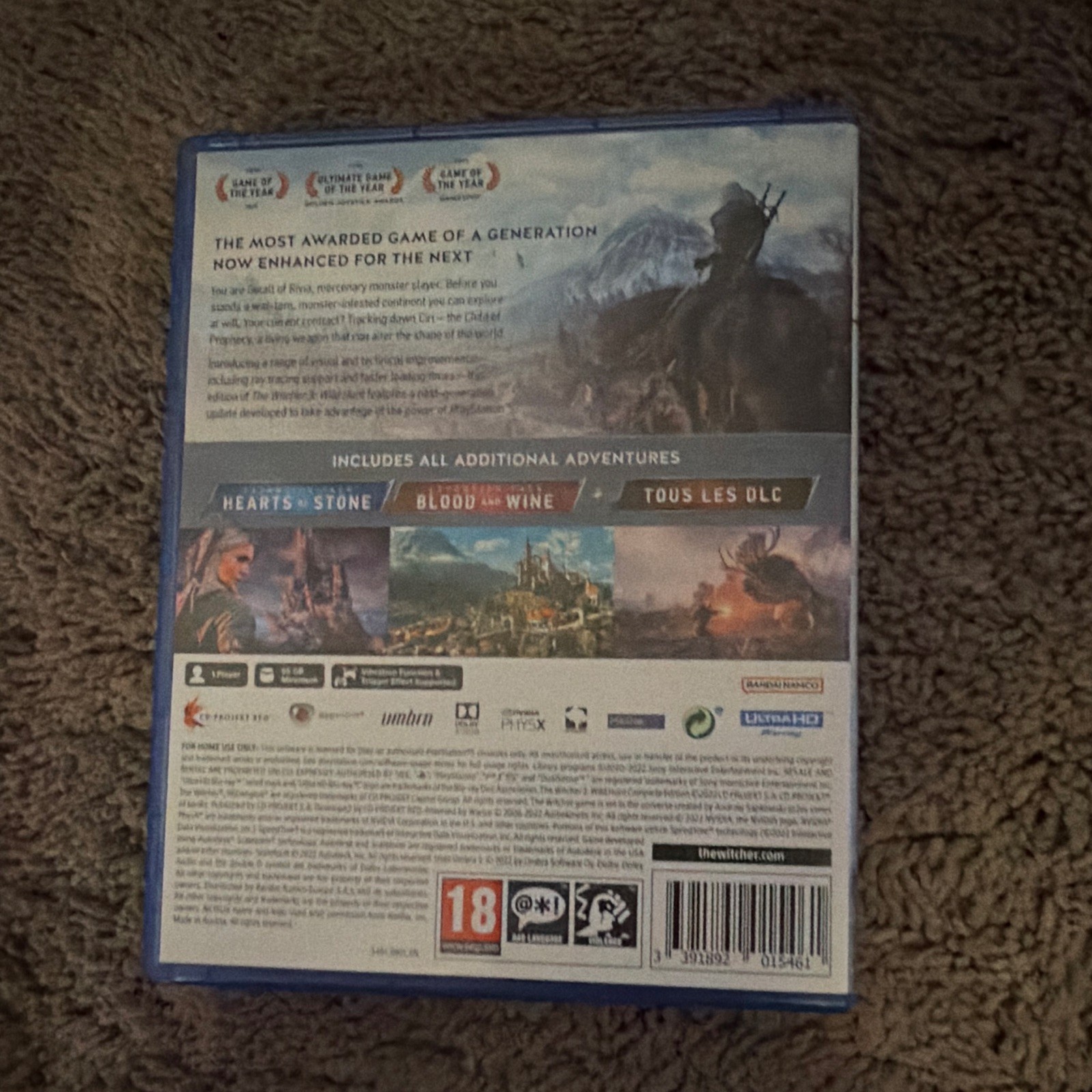 The Witcher 3 III: Wild Hunt Complete Edition PS5 **SUPPORT PHYSICAL MEDIA**