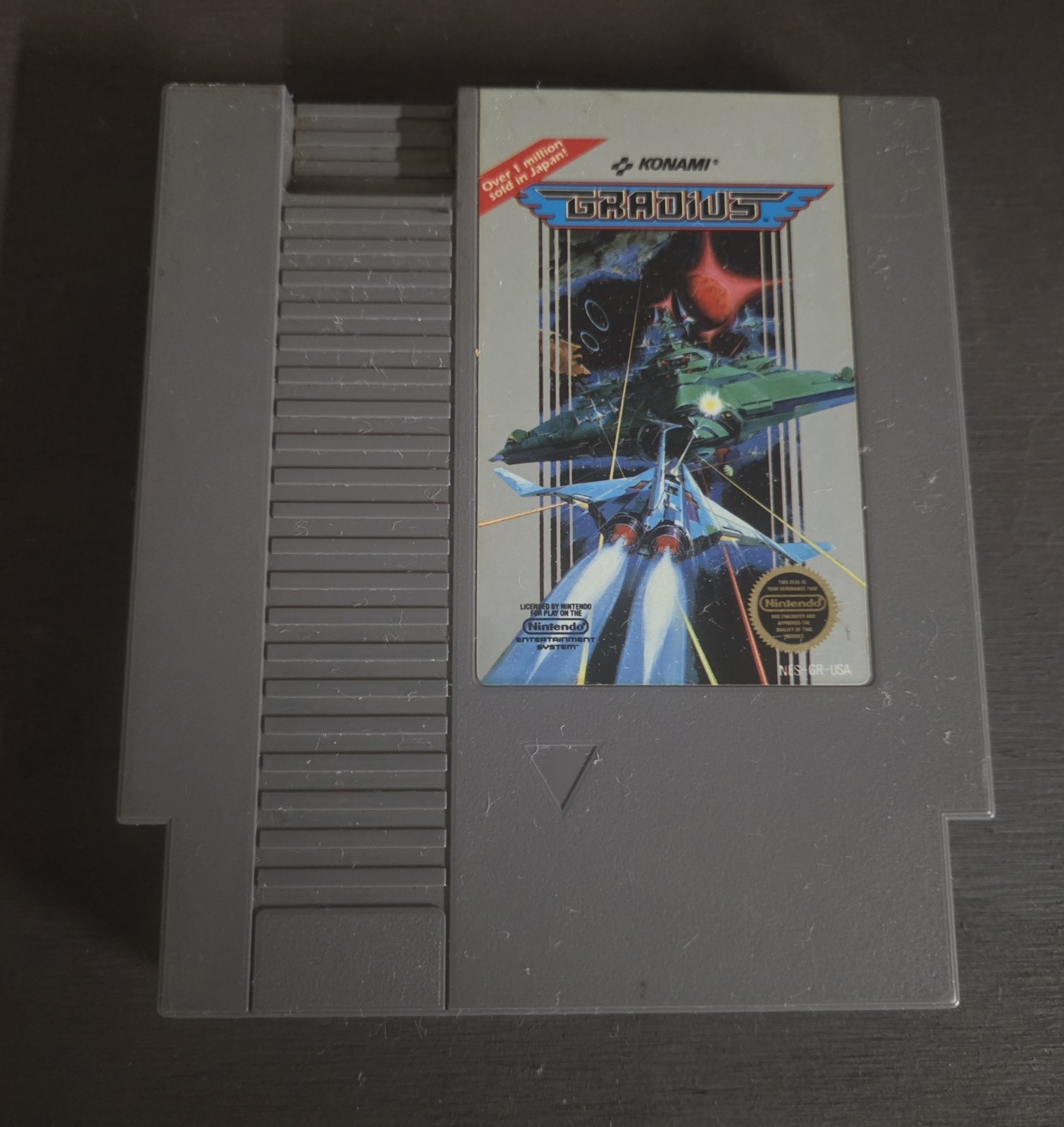 Gradius (Nintendo NES, 1986) Cleaned, Tested and Working – Authentic