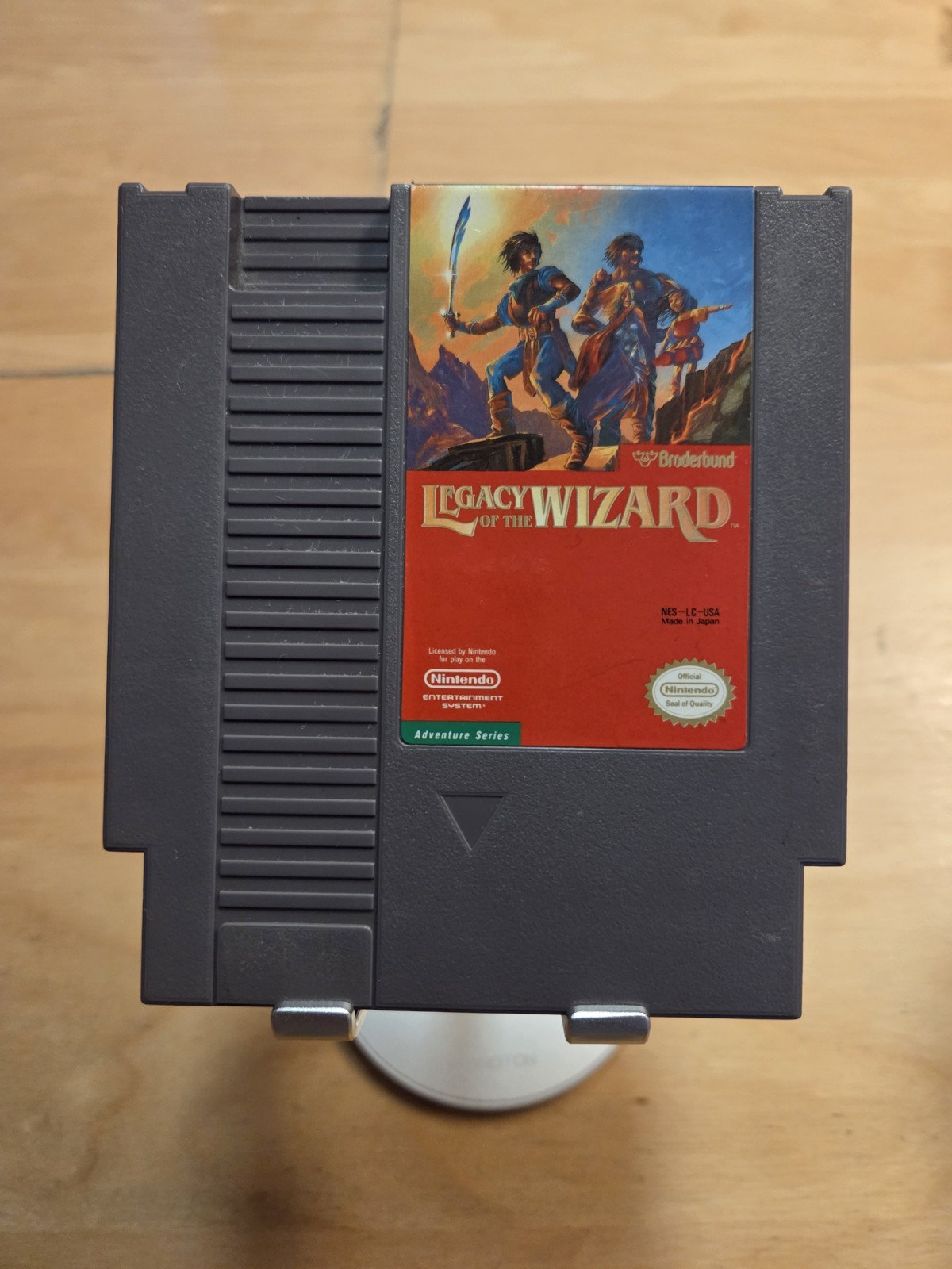 Legacy of the Wizard NES Nintendo Game Cartridge 1989 Brøderbund Tested FreeSH