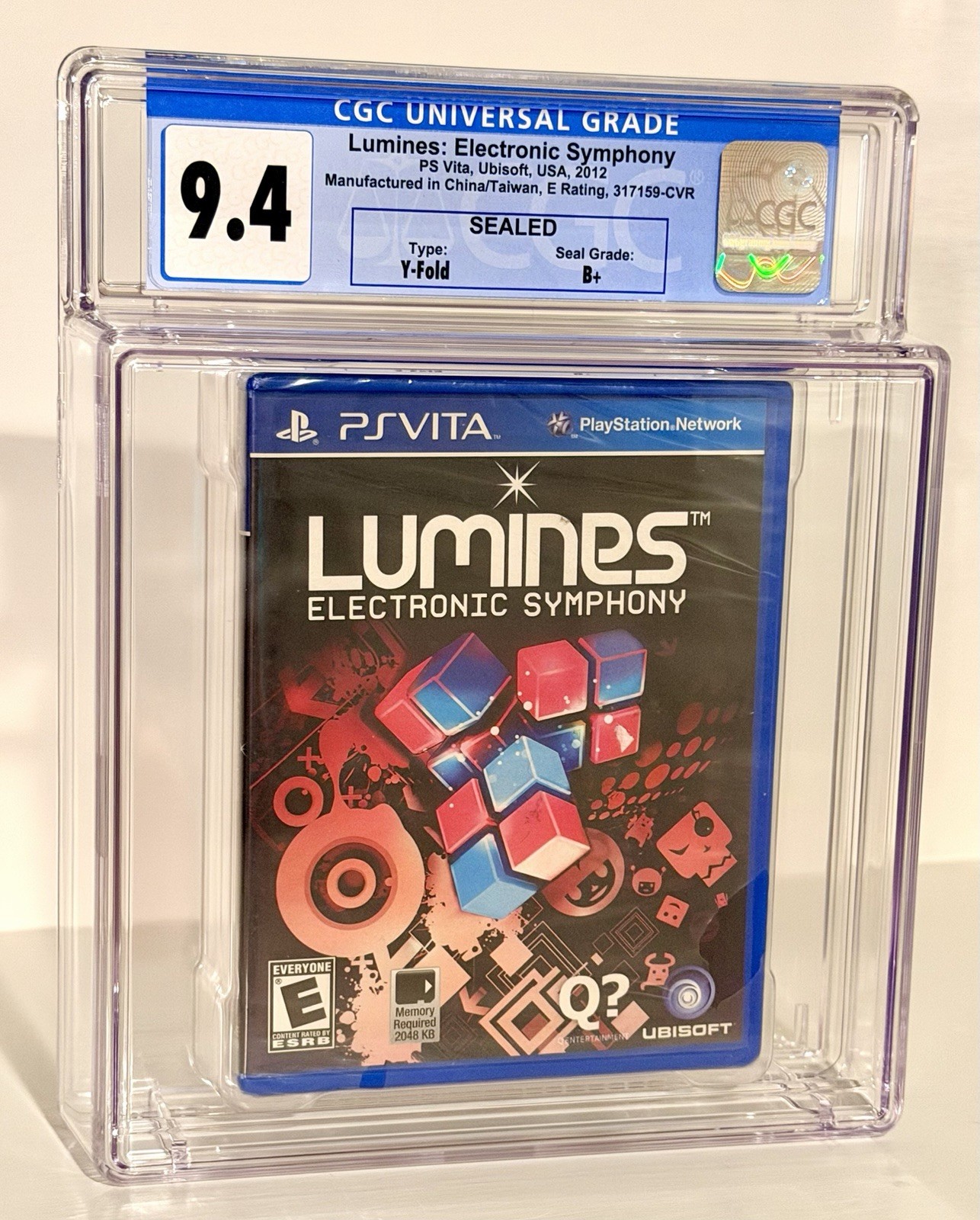 Lumines: Electronic Symphony PlayStation Vita CGC Graded 9.4 B+ Brand New Sealed