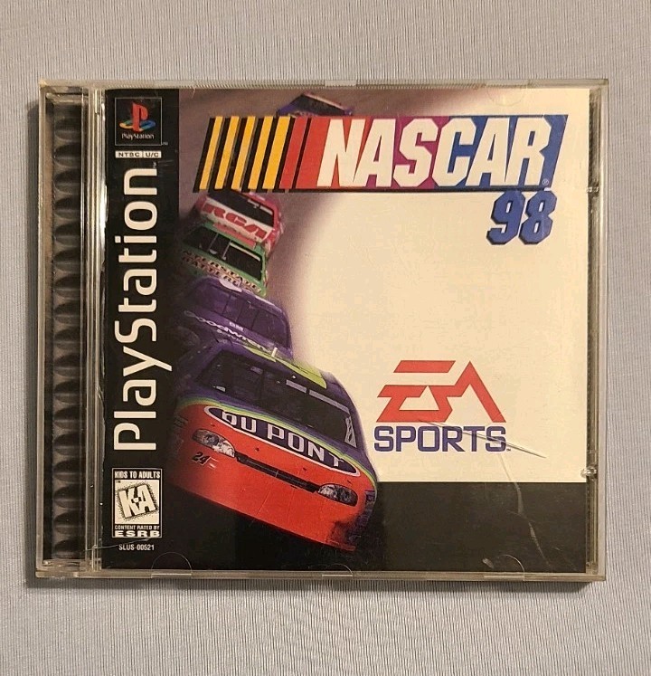 NASCAR 98 (Sony PlayStation 1, 1997) CIB- TESTED AND WORKING