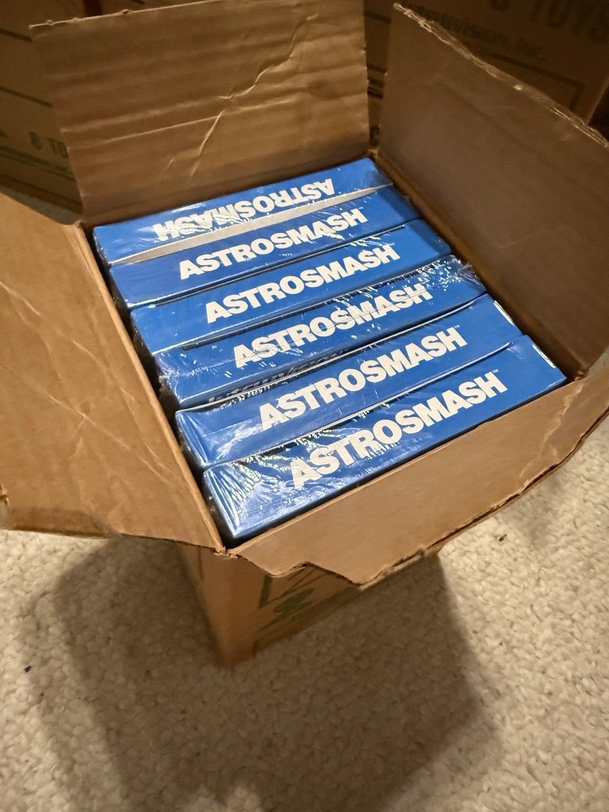 Mattel Intellivision Astrosmash 6 Pack Sealed Case