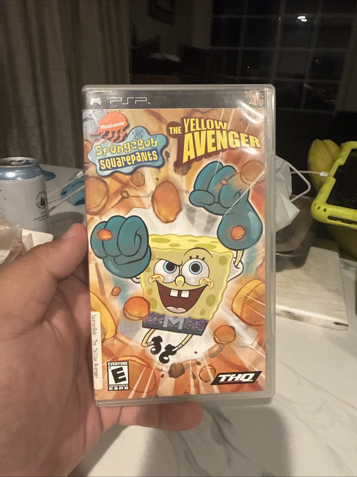 SEALED Spongebob Squarepants The Yellow Avenger PSP (PlayStation Portable 2006)