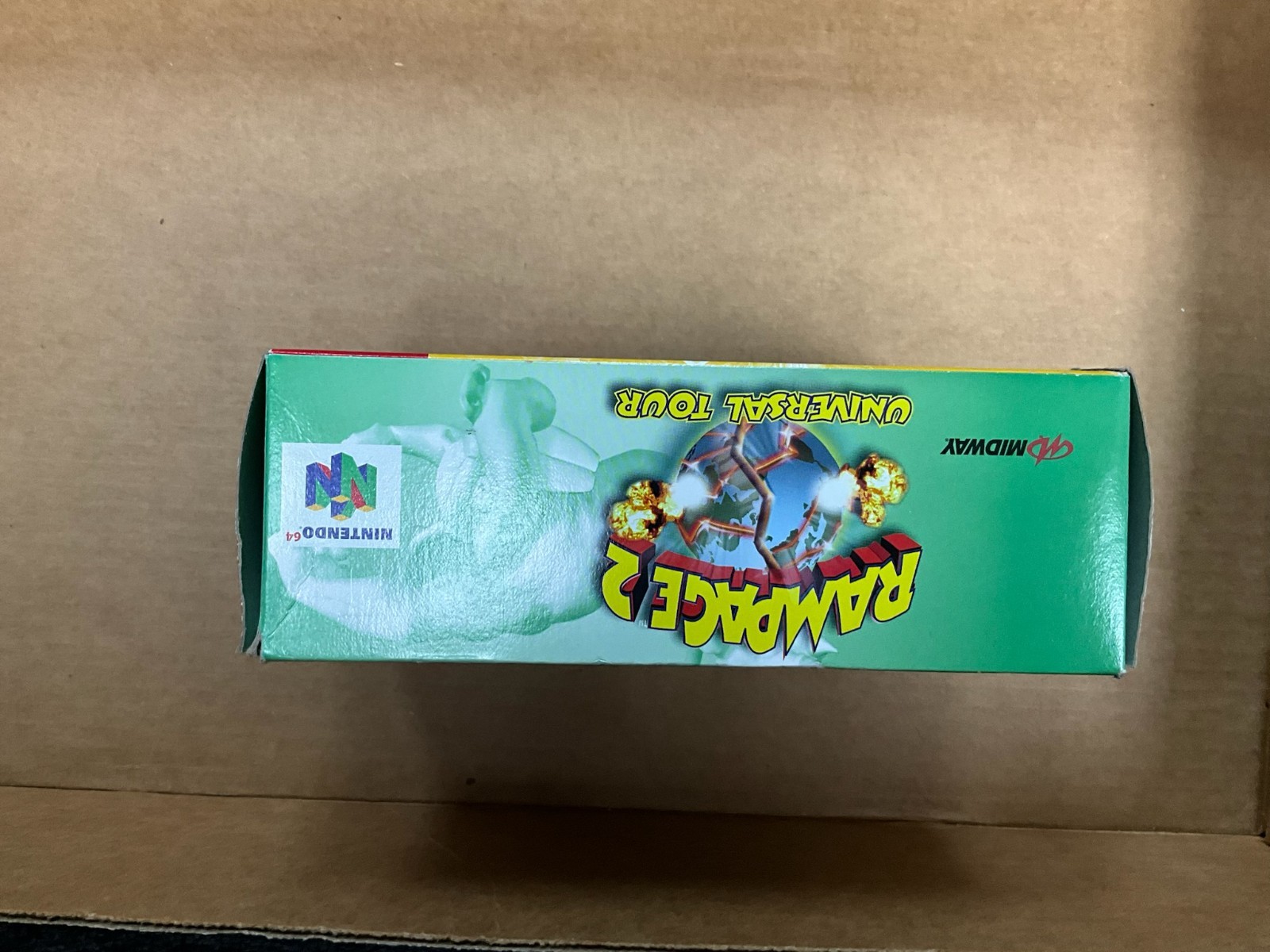 Rampage 2 Big Box Variant No Plush Nintendo 64 N64 Complete In Box CIB Near Mint