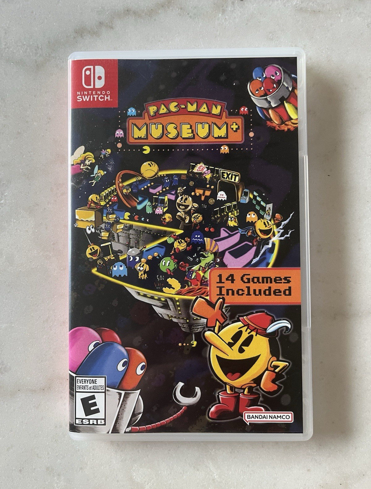 BANDAI NAMCO PAC-MAN MUSEUM+ Nintendo Switch Game 14 Games Included. New – Open