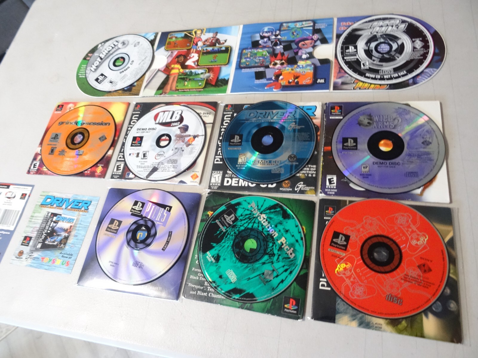 Lot OF 8 – Playstation 1 PS1 Magazine Demo Discs Underground . CIB ALL COVERS