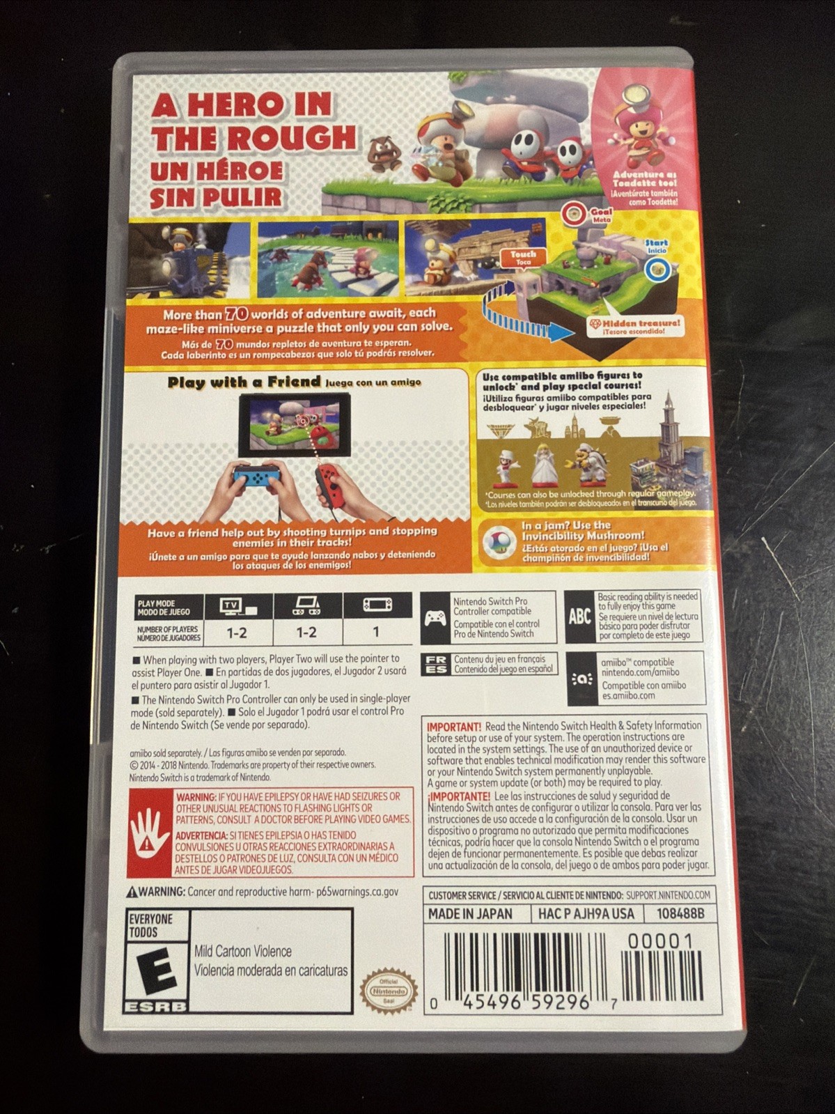 Captian Toad: Treasure Tracker – Nintendo Switch