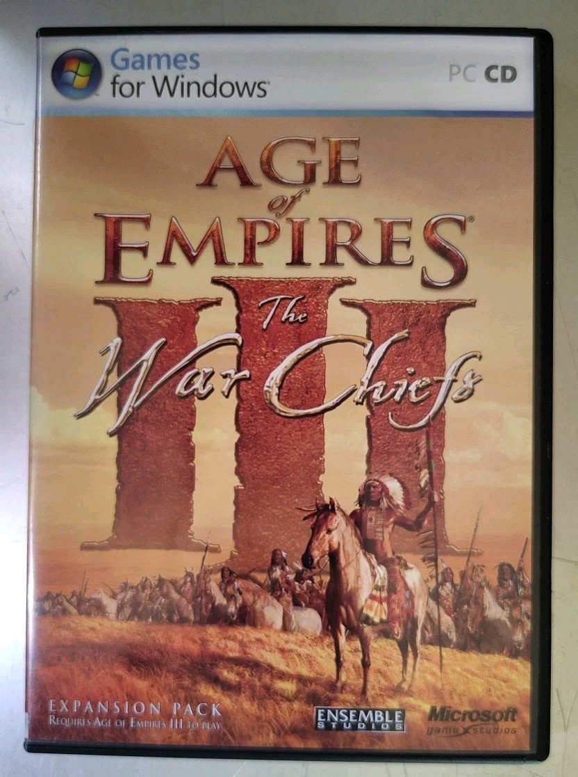 Age of Empires III: The WarChiefs (PC, 2006) European Version Made in Singapore