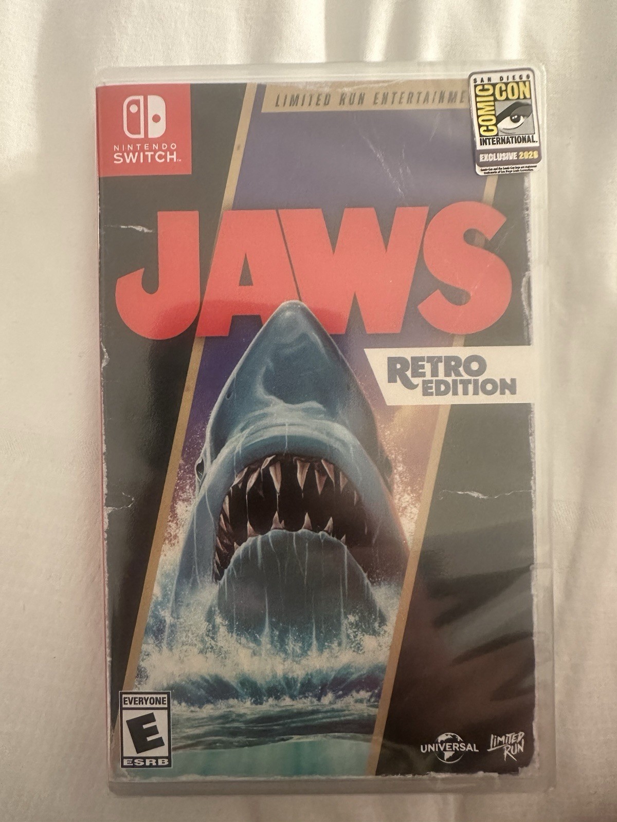 Jaws Retro Edition Switch Nintendo Limited Run #316 New Sealed SDCC 2026 edition