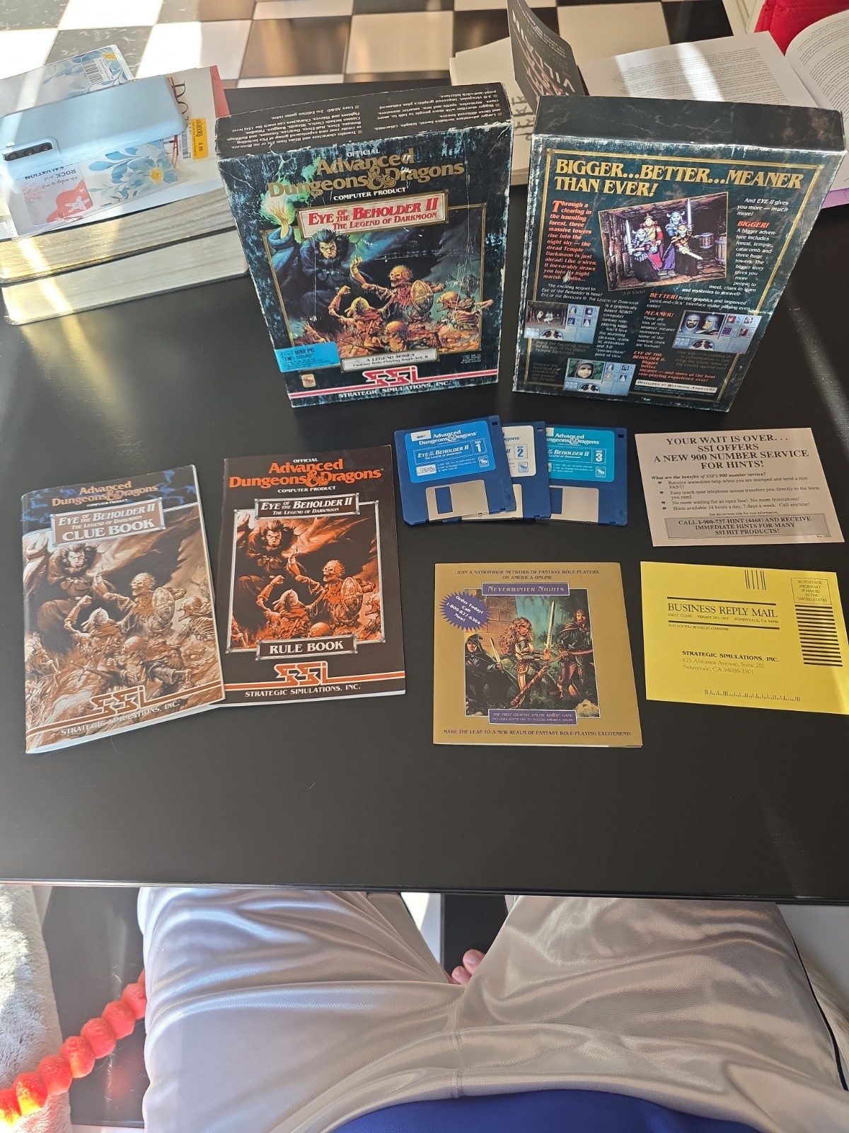 Advanced Dungeons And Dragons: Eye Of The Beholder 2 (1991) CIB – CLUE BOOK