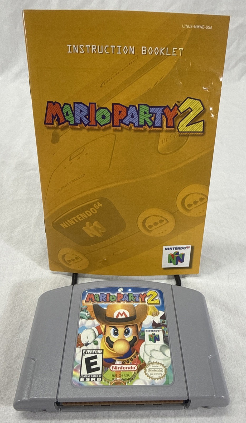 Mario Party 2 (Nintendo 64 N64) Authentic w/ Manual – Tested & Working