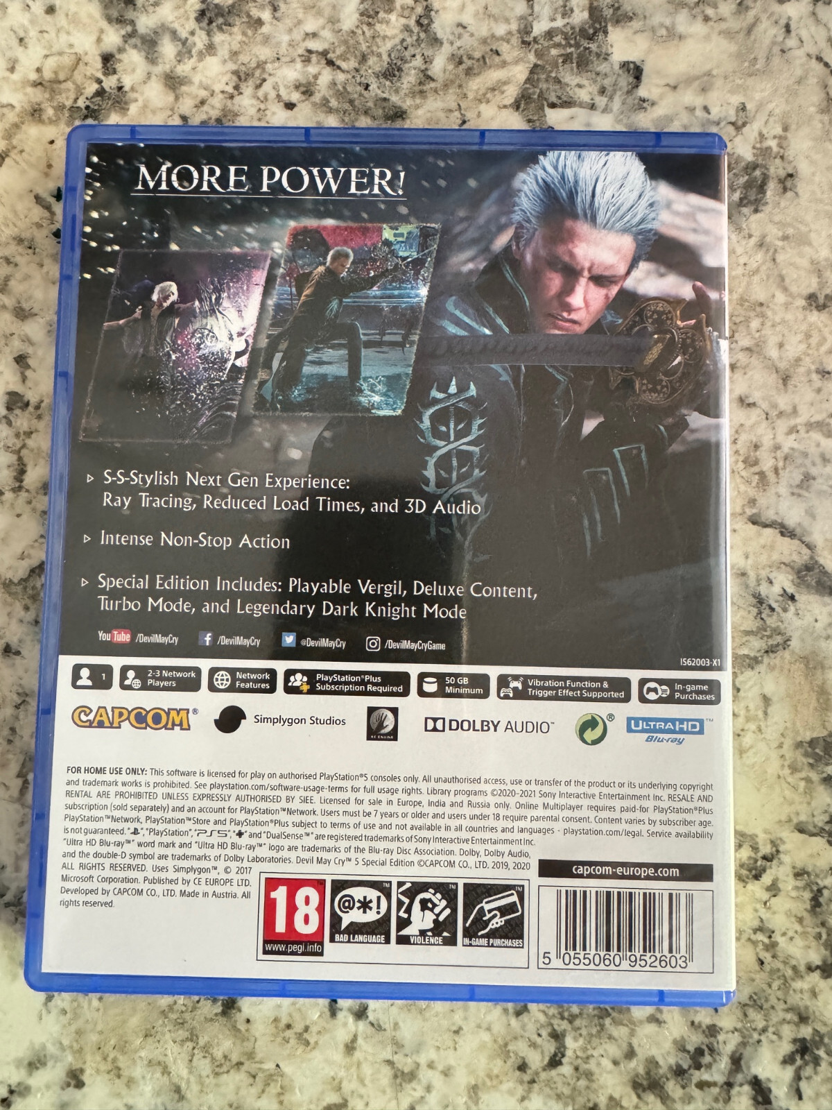 Devil May Cry Special Edition PS5 Brand New Factory Sealed PlayStation 5 DMC