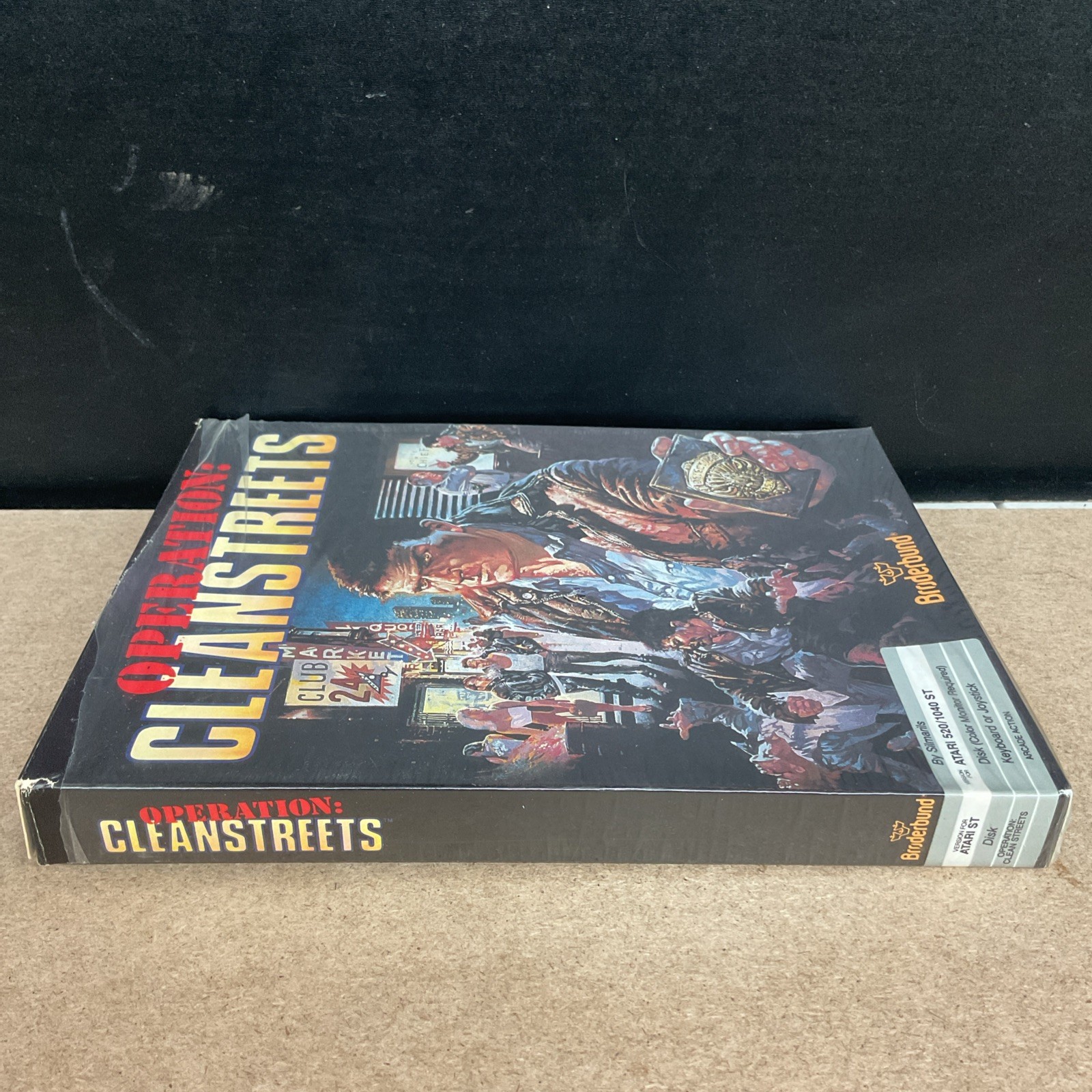 Operation Cleanstreets Big Box Atari ST 1988 Brøderbund – No Game