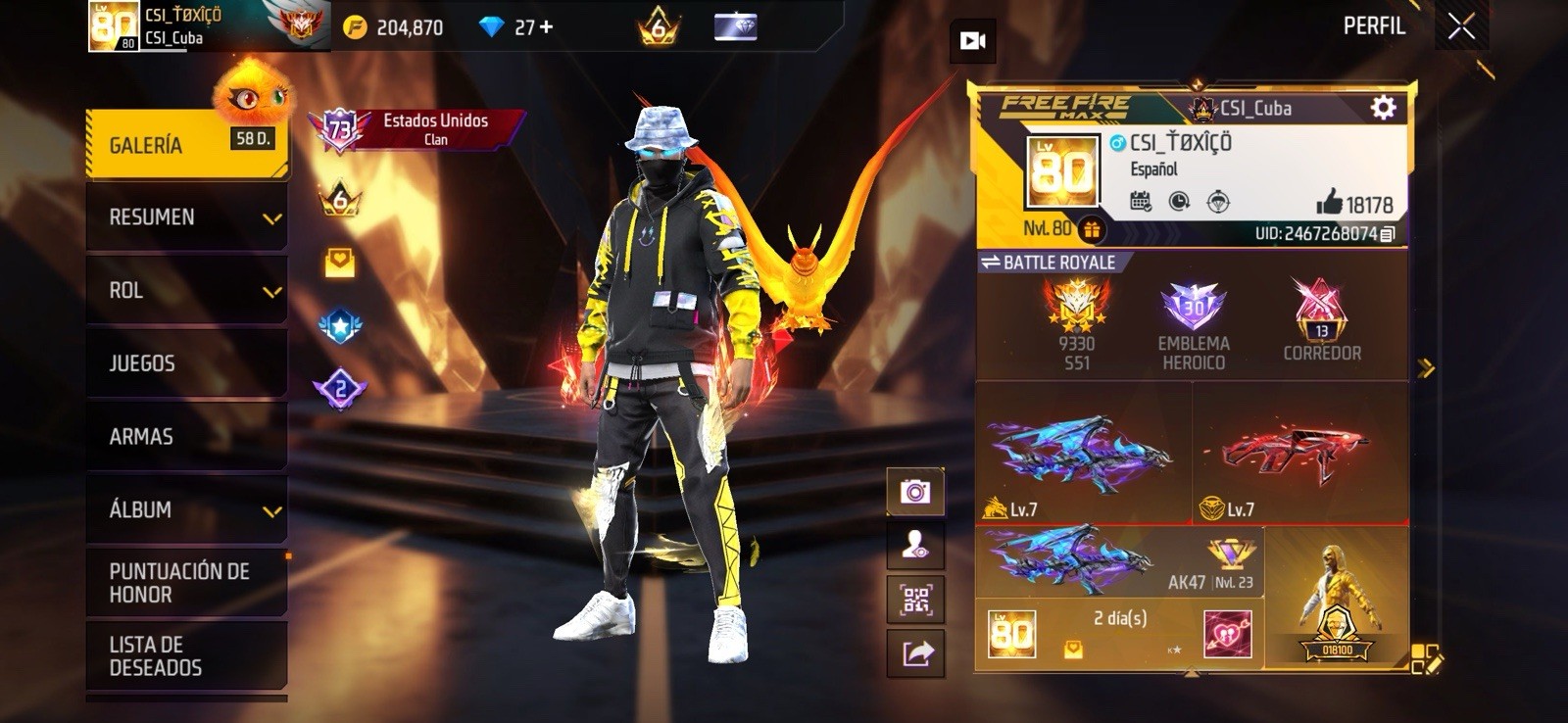 Garena Free Fire MAX Android Online Play Shooter Battle Royale 18+