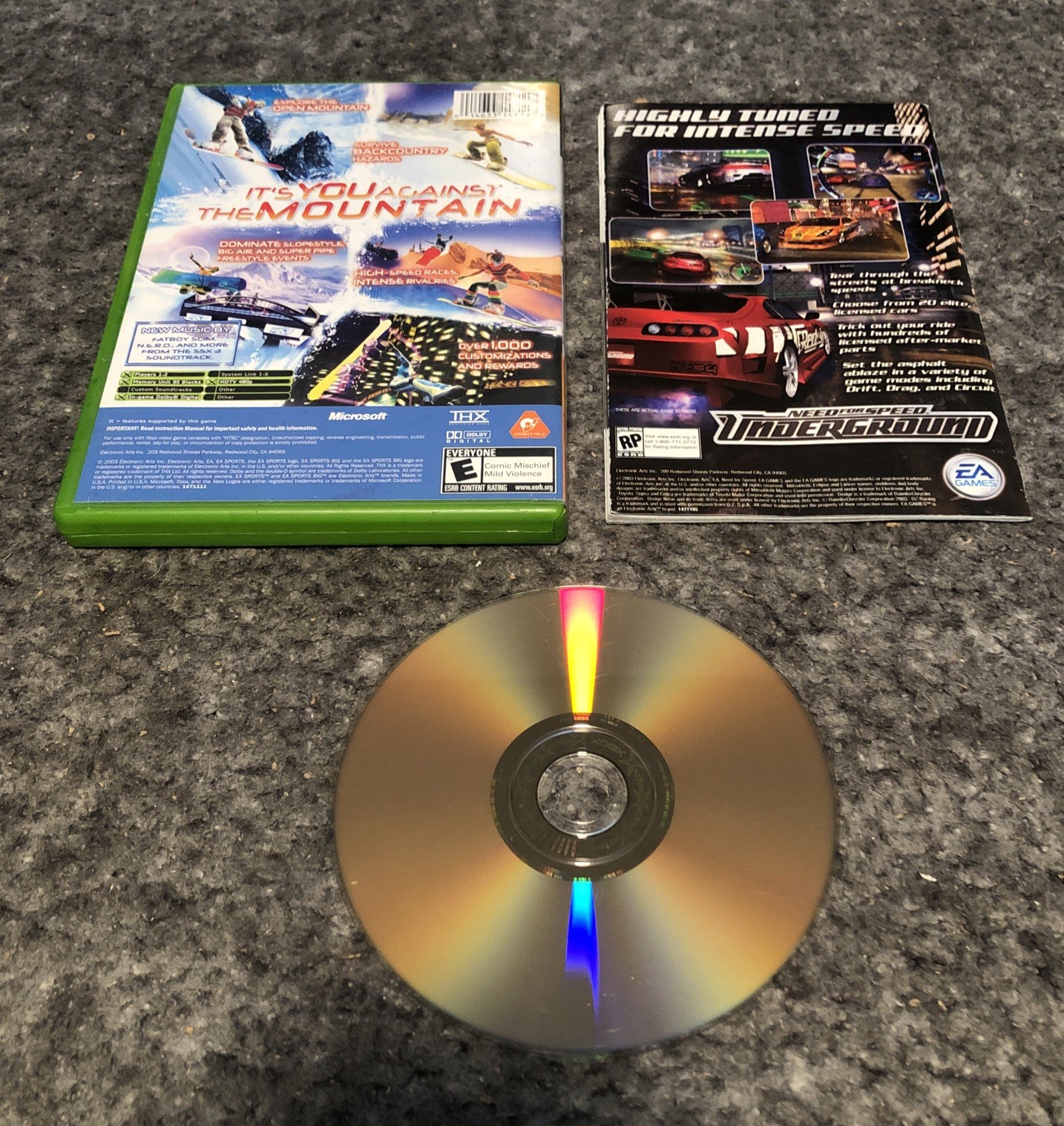 SSX 3 (Microsoft Xbox, 2003) Complete w/ Manual – UNTESTED