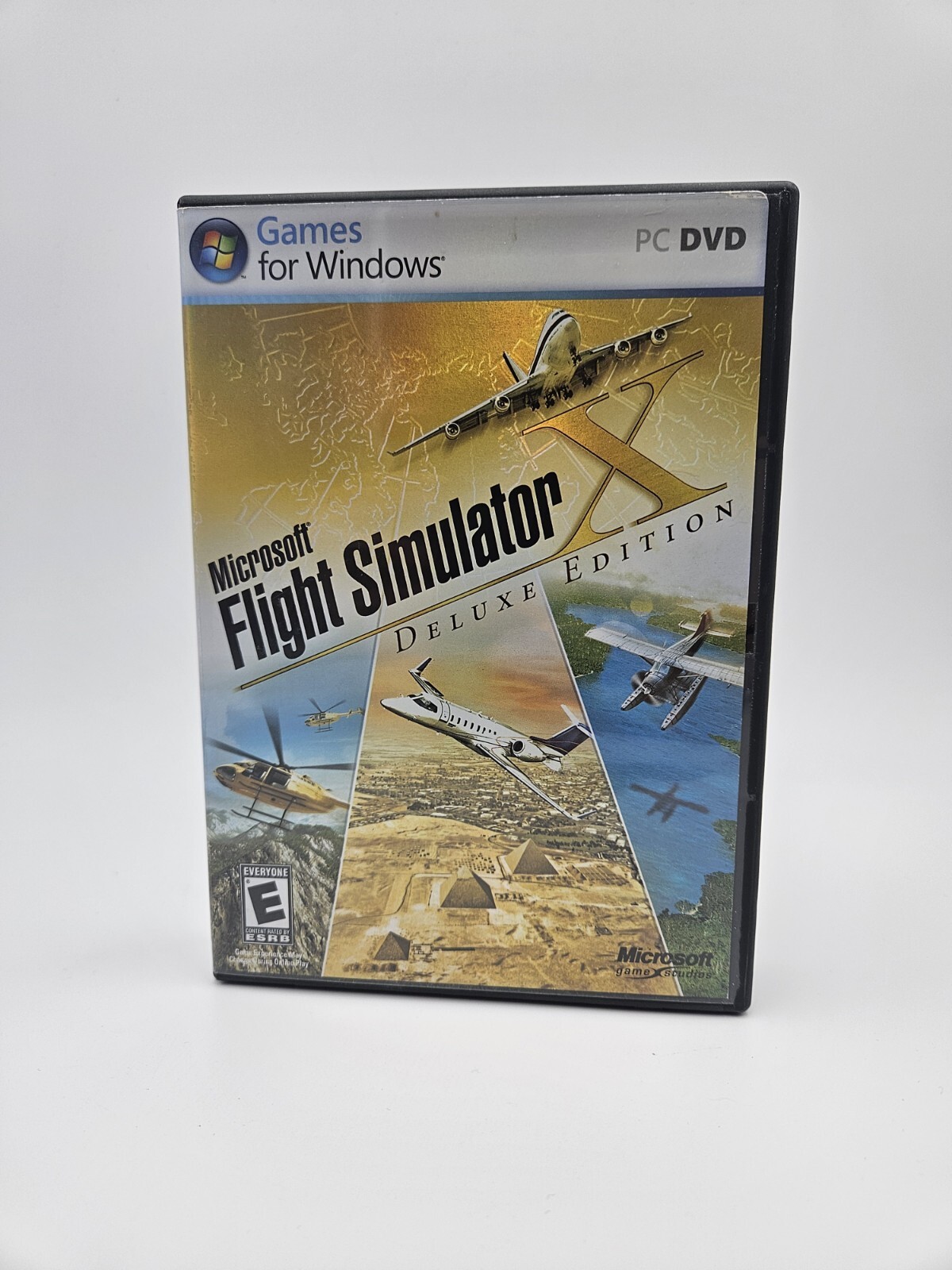 Microsoft Flight Simulator X: Deluxe Edition (PC, 2006) Complete Two Discs