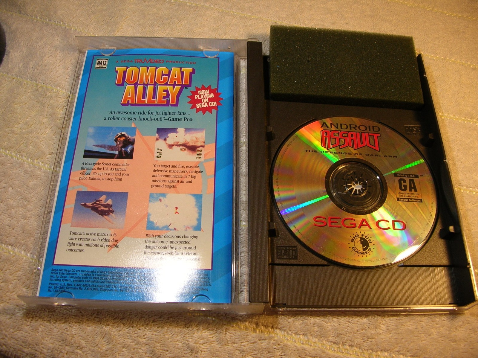 android assault sega cd cib
