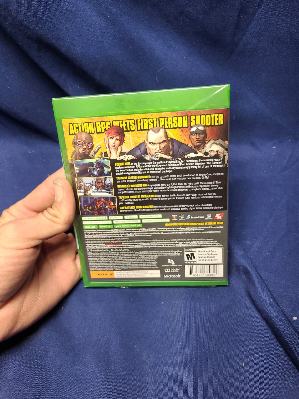 Brand New Sealed Borderlands GOTY Edition Xbox One And Xbox 360 Compatible