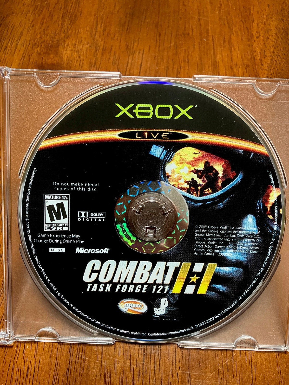 Combat Task Force 121 (Microsoft Xbox, 2005) Disc Only, Tested, Working