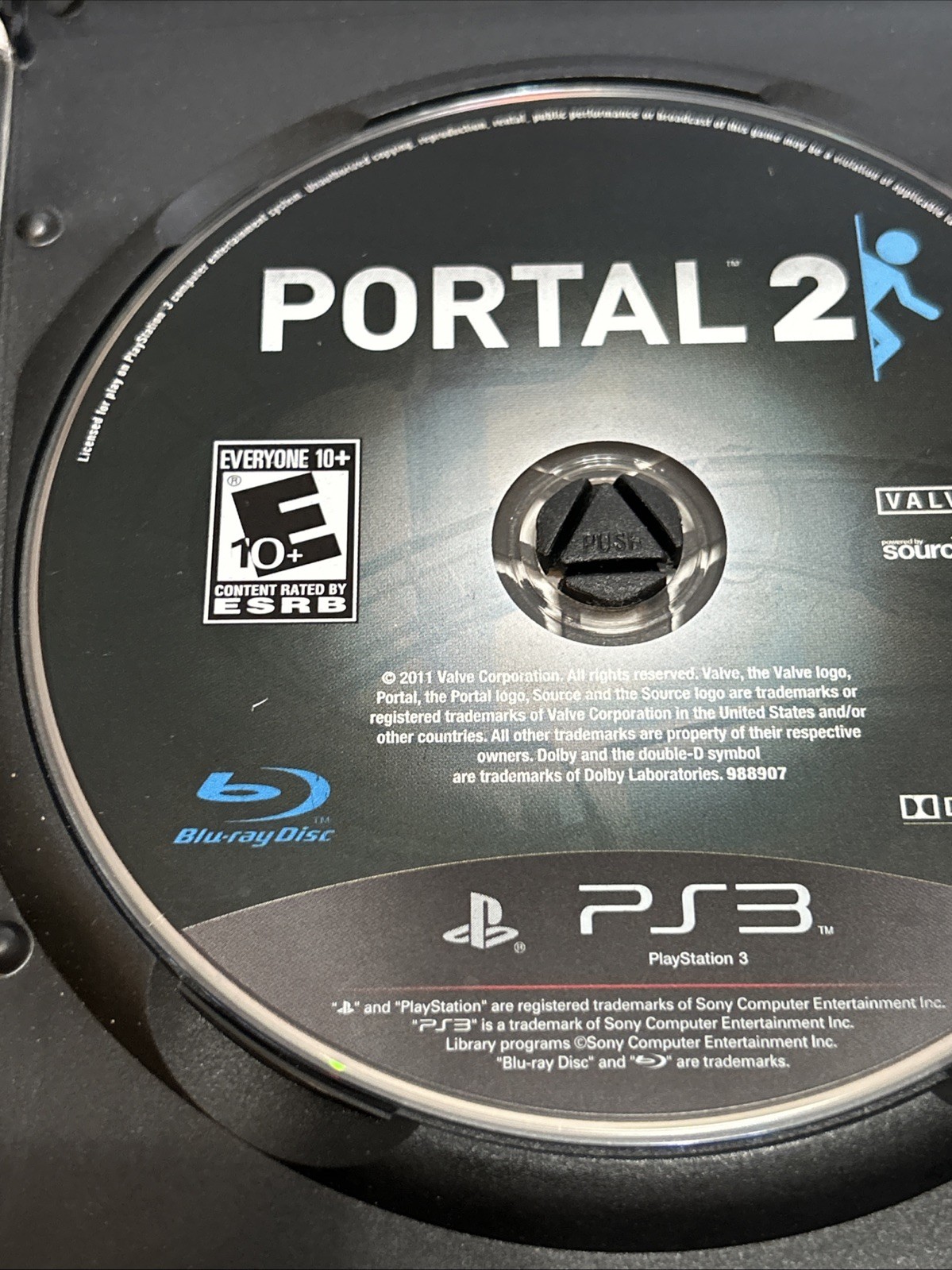 Portal 2 (PlayStation 3, PS3) Disc Only Tested Working Good Shape !