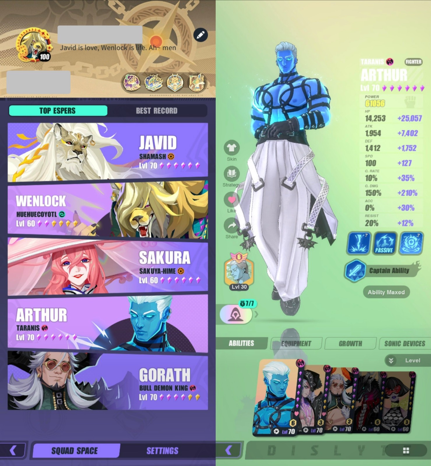 Dislyte | Meta End Game Account