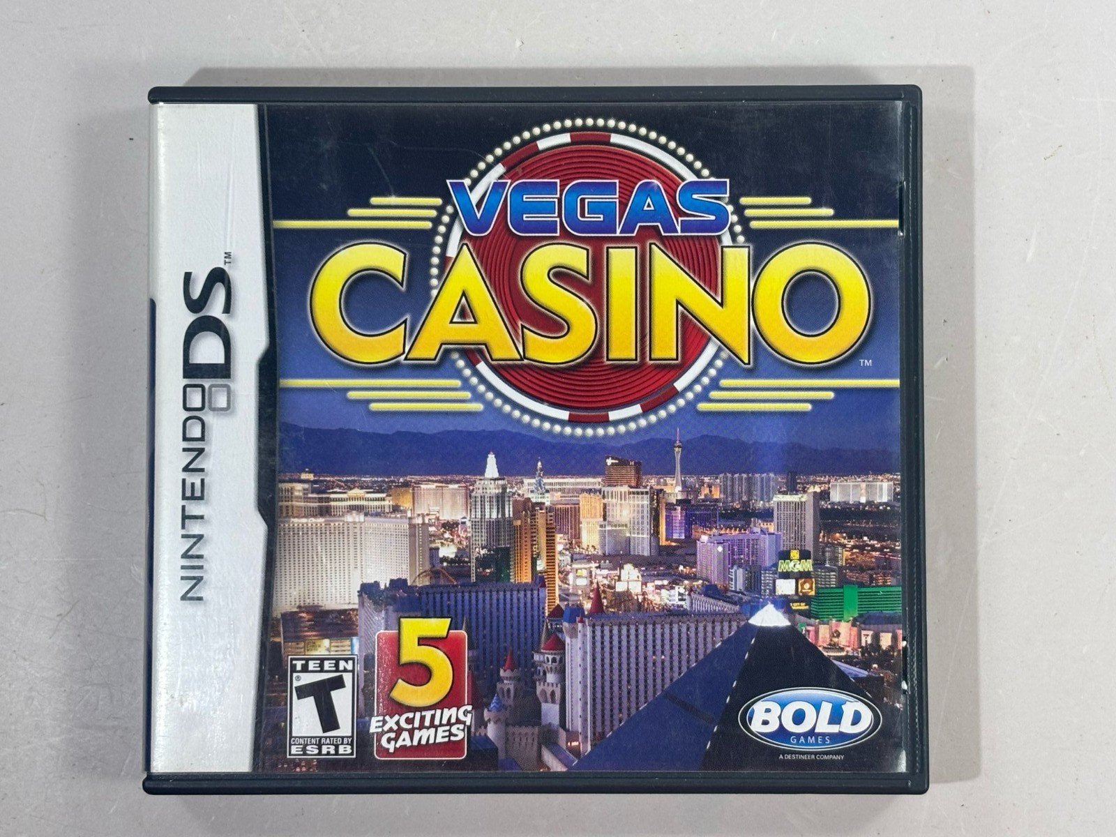 Vegas Casino High 5 (Nintendo DS, 2007) CIB