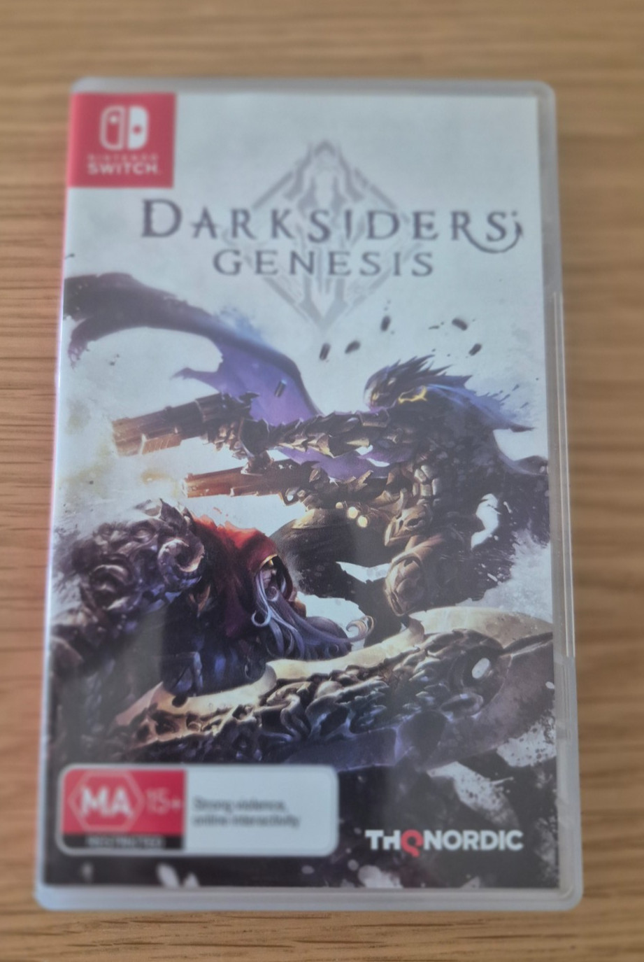 NINTENDO SWITCH DARKSIDERS GENESIS GAME RATED MA 15+ (LIKE NEW)