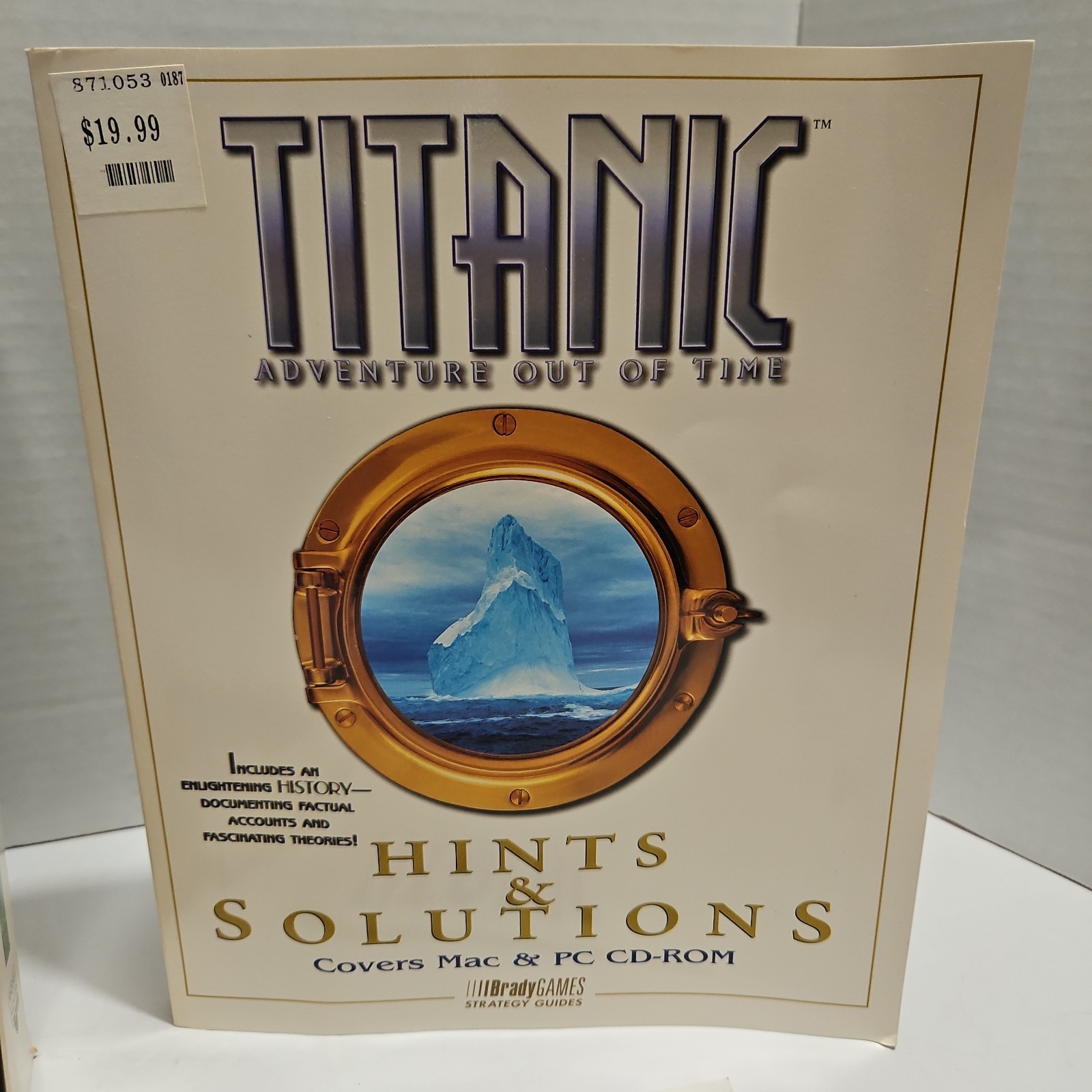 Titanic Adventure Out of Time PC Big Box Complete 2 Disc Mac 1996 Hints Book