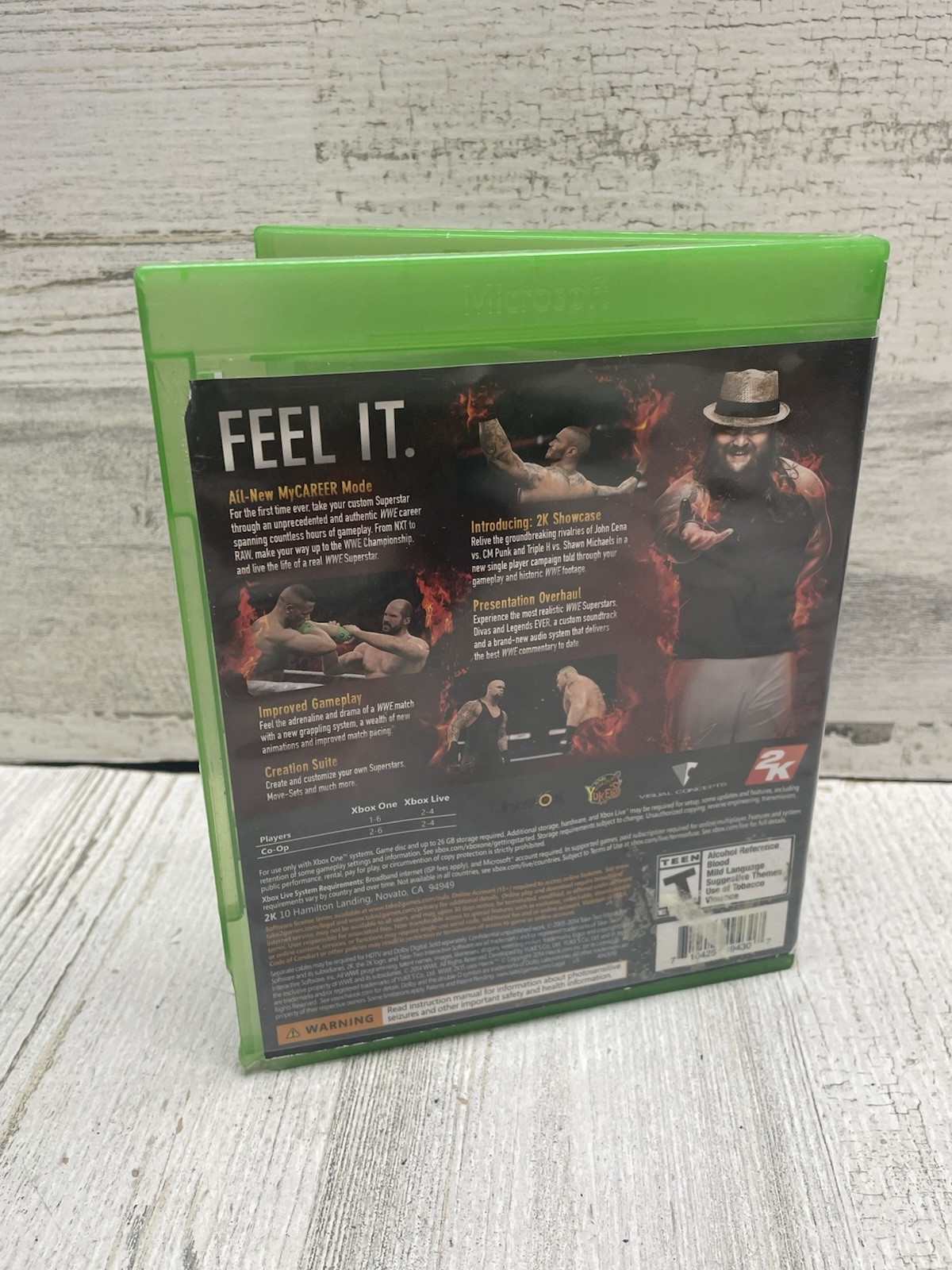 WWE 2K15 Microsoft Xbox One Game CIB T 2K NTSC 2014 Wrestling Sports Fighting