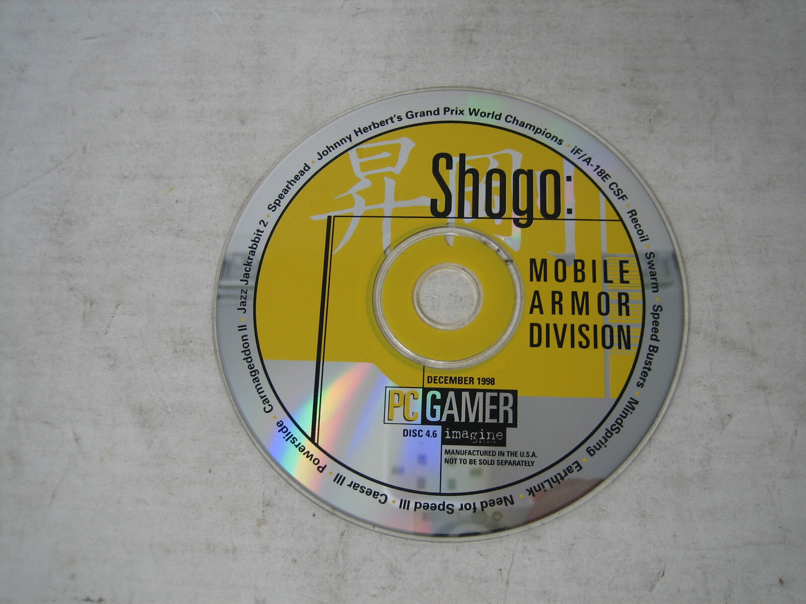 SHOGO – MOBILE ARMOR DIVISION FOR WINDOWS PC CD-ROM 1998