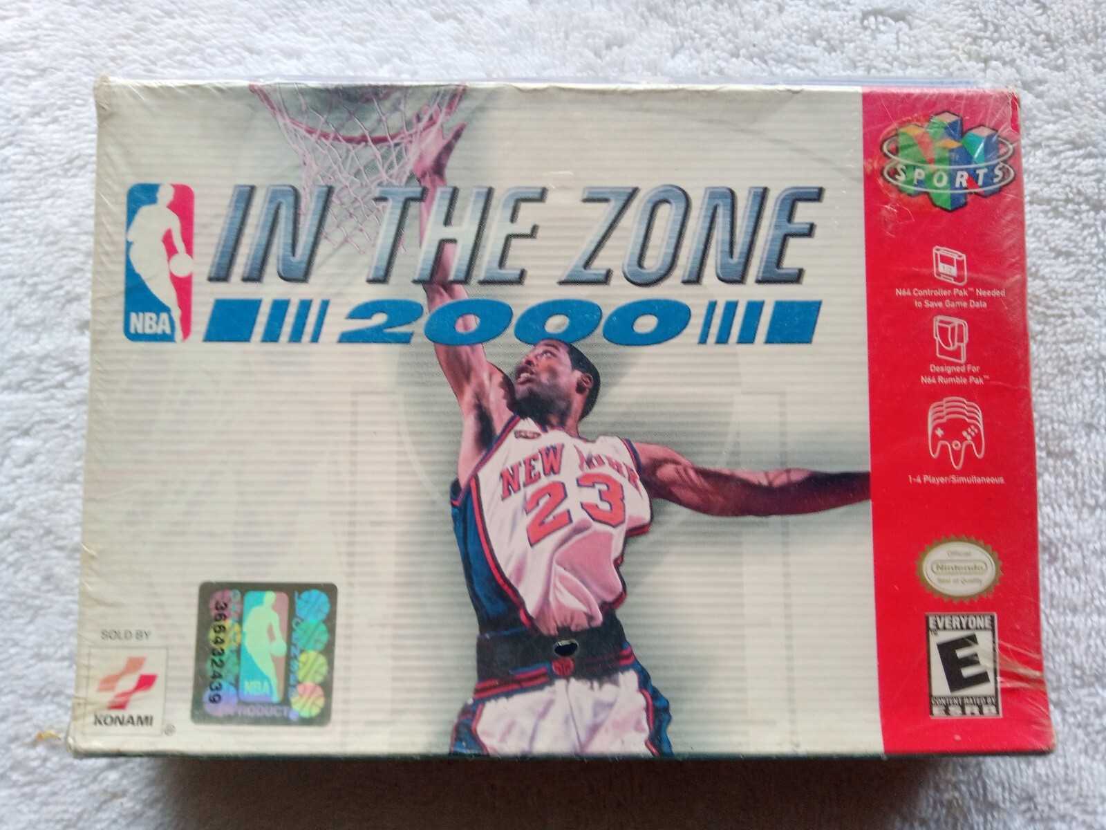 VERY RARE New Sealed N64 NINTENDO 64 NBA In The Zone 2000 VERY RARE Sealed New