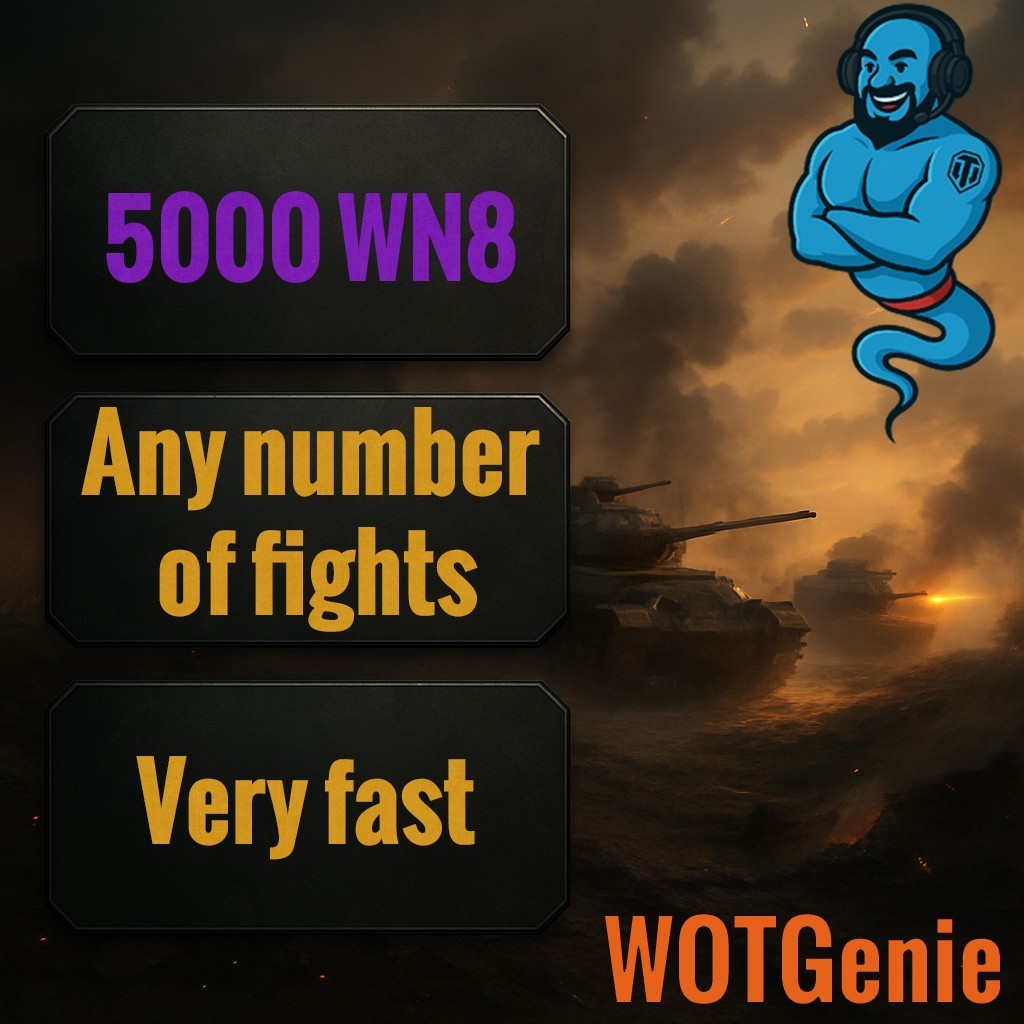 WoT / World of Tanks / Boost WN8 5000 + / EU/NA