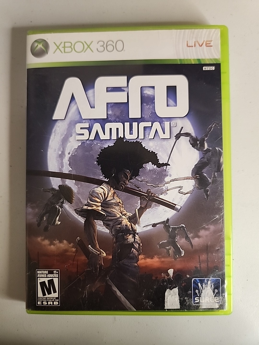 Afro Samurai (Microsoft Xbox 360, 2009) Complete in Box