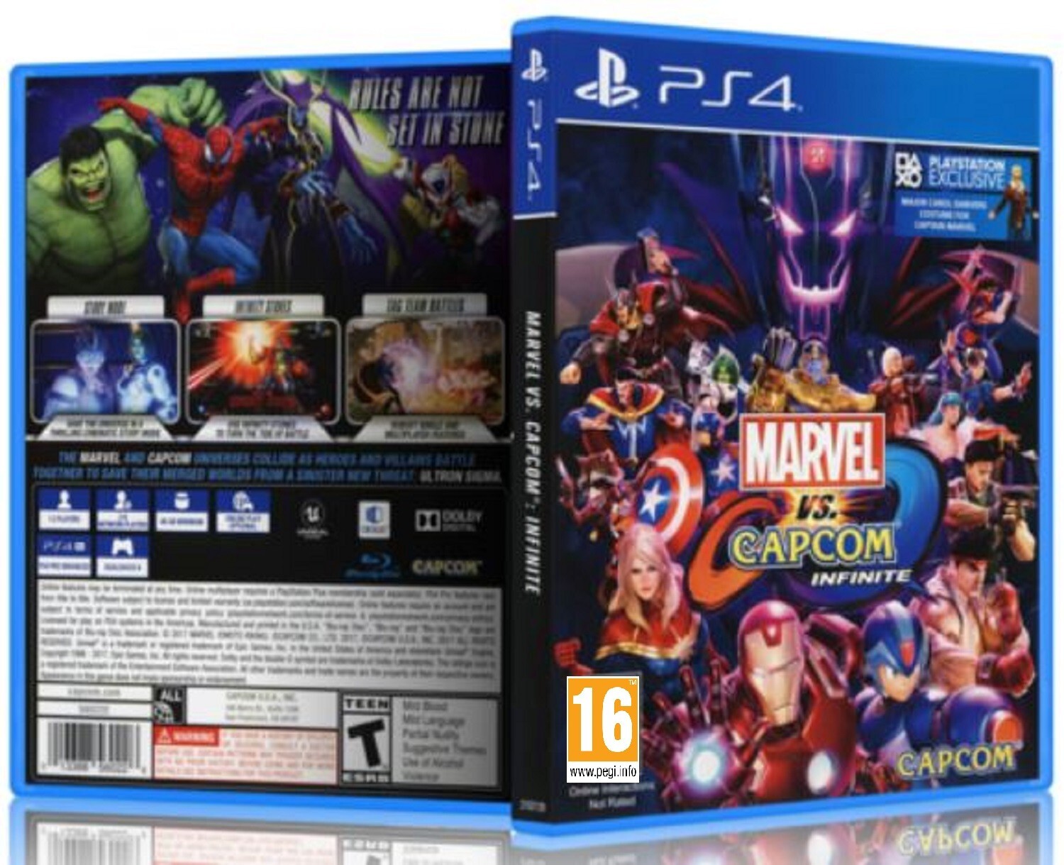 Marvel vs Capcom Infinite Playstation 4 PS4 PS5 Compatible (Physical Disc) – New