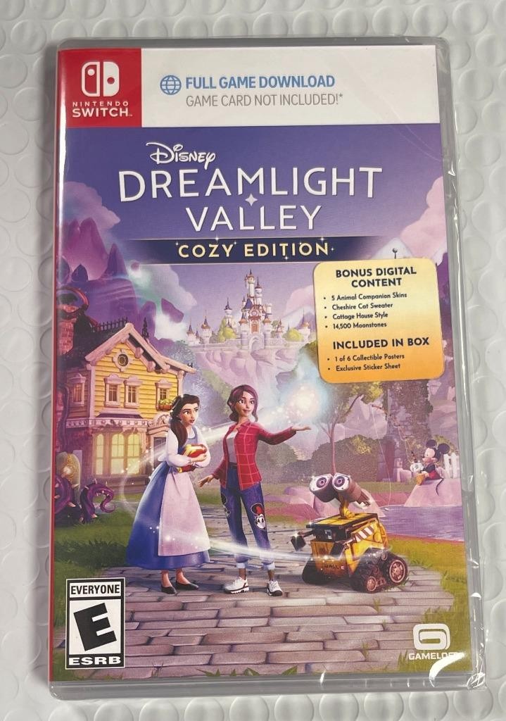 DISNEY DREAMLIGHT VALLEY COZY EDITION NO GAME CARD (NINTENDO SWITCH) BRAND NEW.