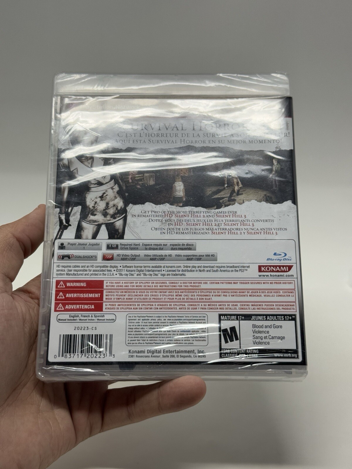 Silent Hill HD Collection for Sony PlayStation 3 *PS3* Authentic – Brand New