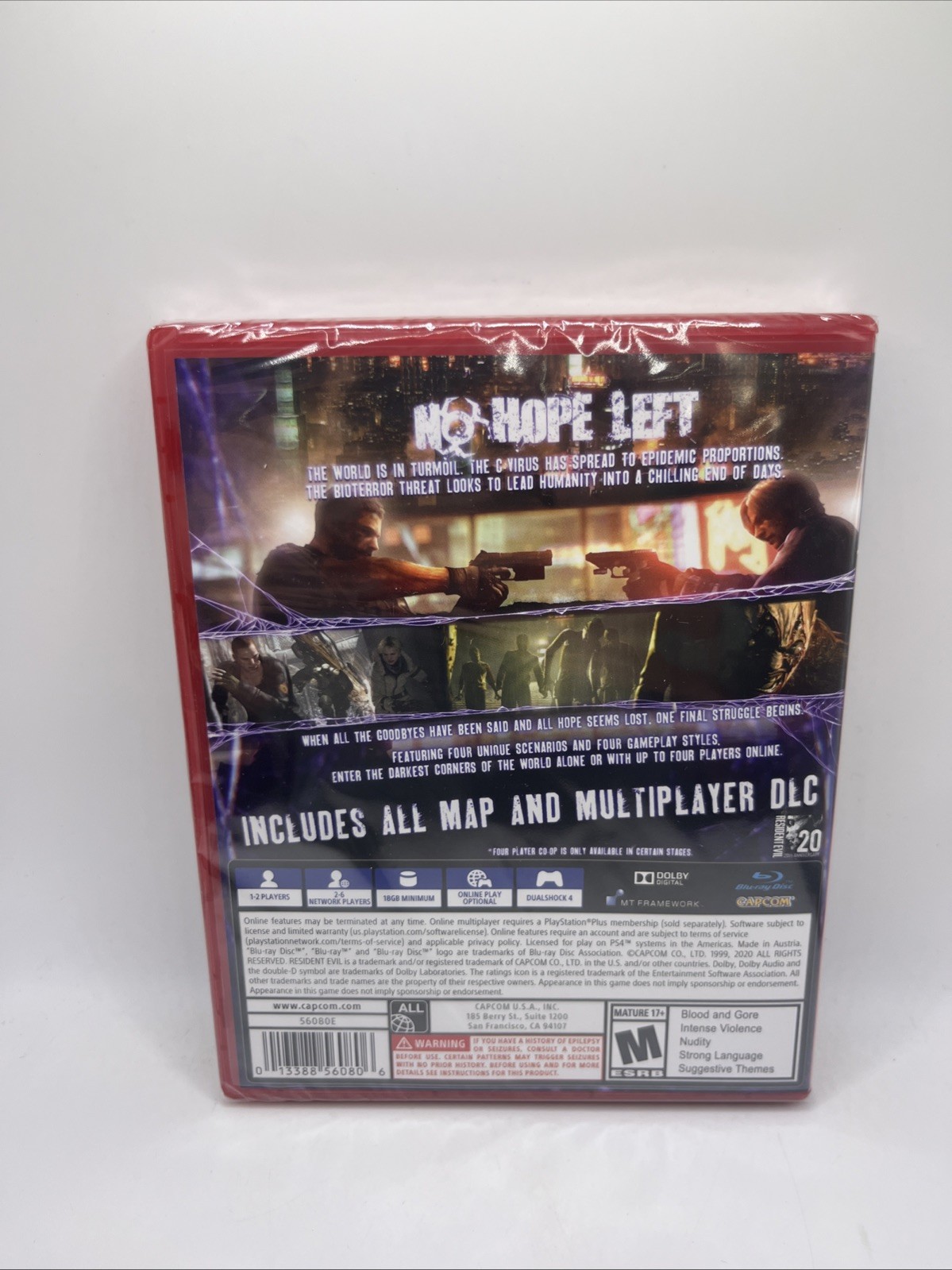 Resident Evil 6 PS4 Brand New Factory Sealed US Includes all map multiplayer DLC