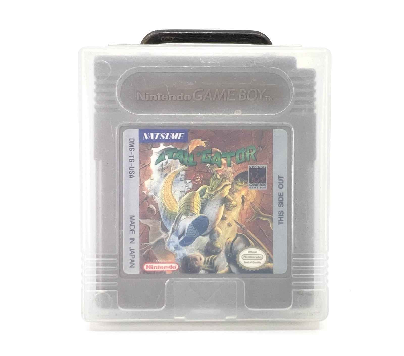 Authentic Natsume Tail Gator Alligator Nintendo Game Boy Cartridge with Case