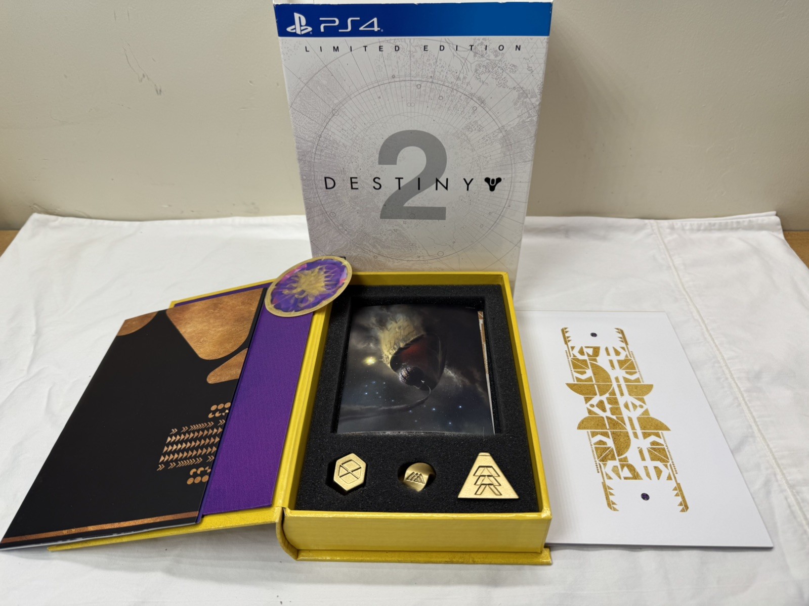 Destiny 2 Limited Edition PS4 Sony PlayStation 4 Steelbook Box Set Complete