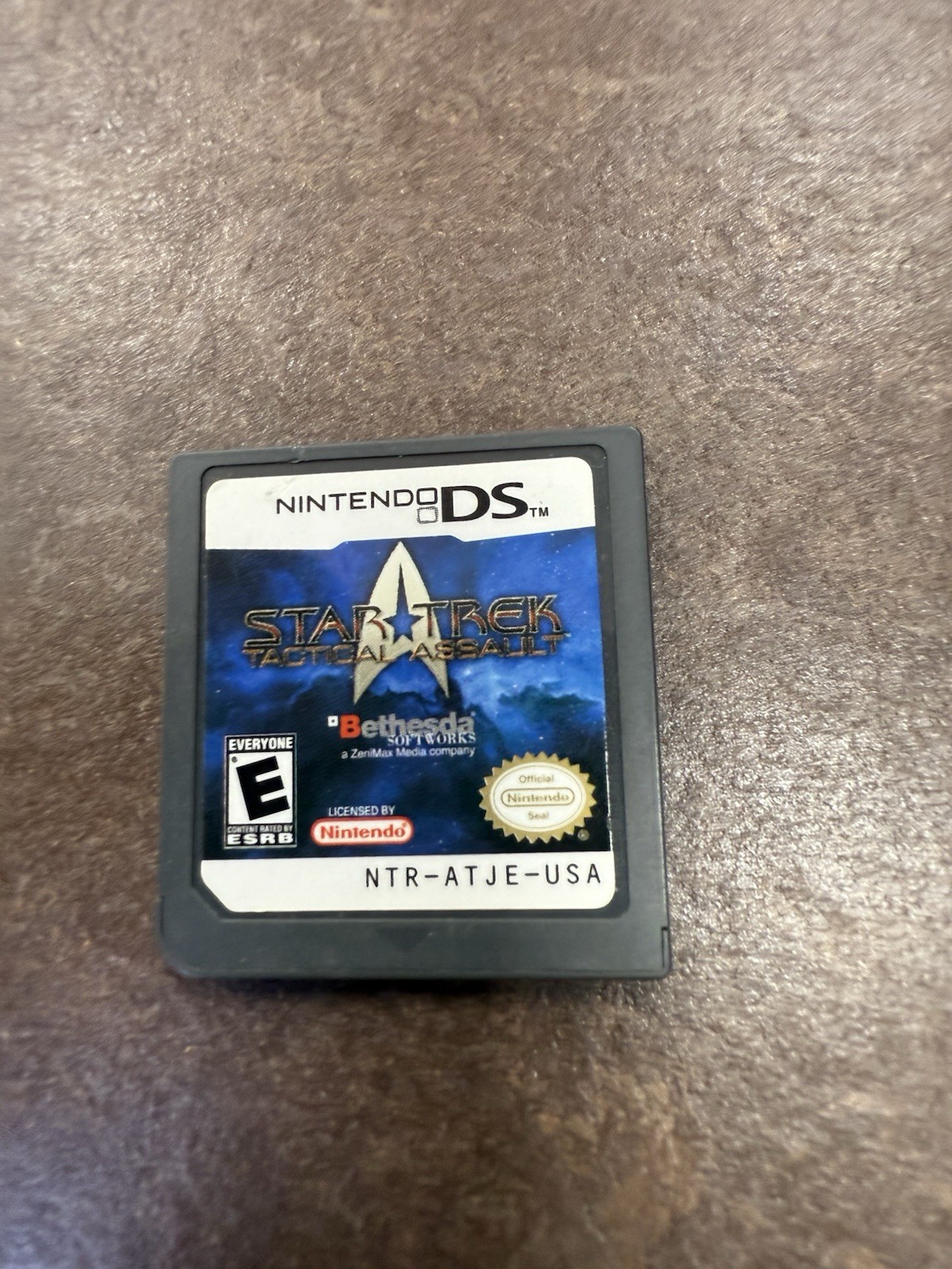 Star Trek Tactical Assault Nintendo DS Video Game Cartridge Tested