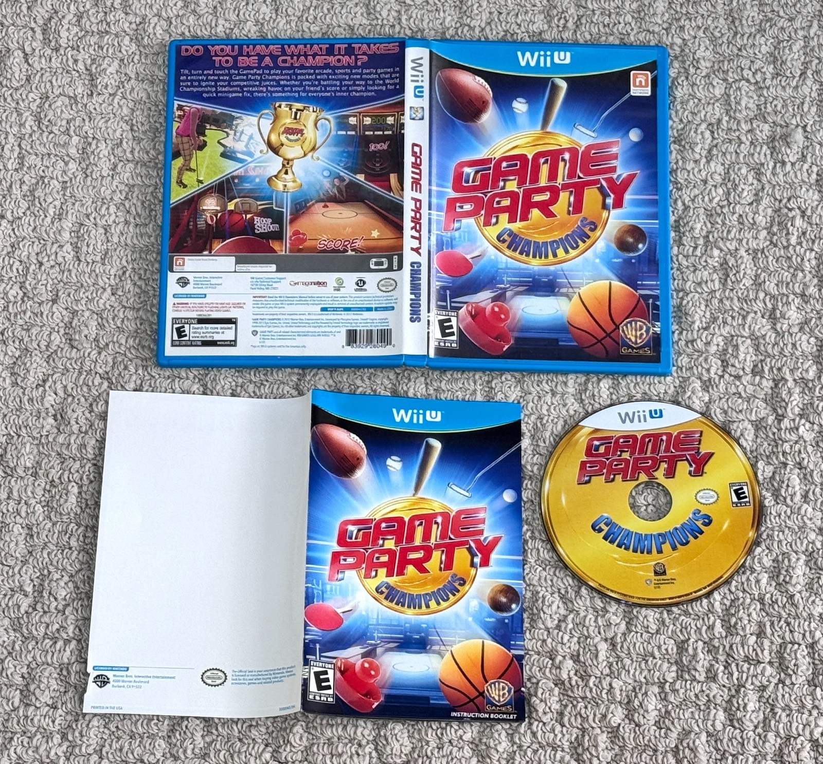 Game Party Champions – Complete (Nintendo Wii U) Game CIB – Tested